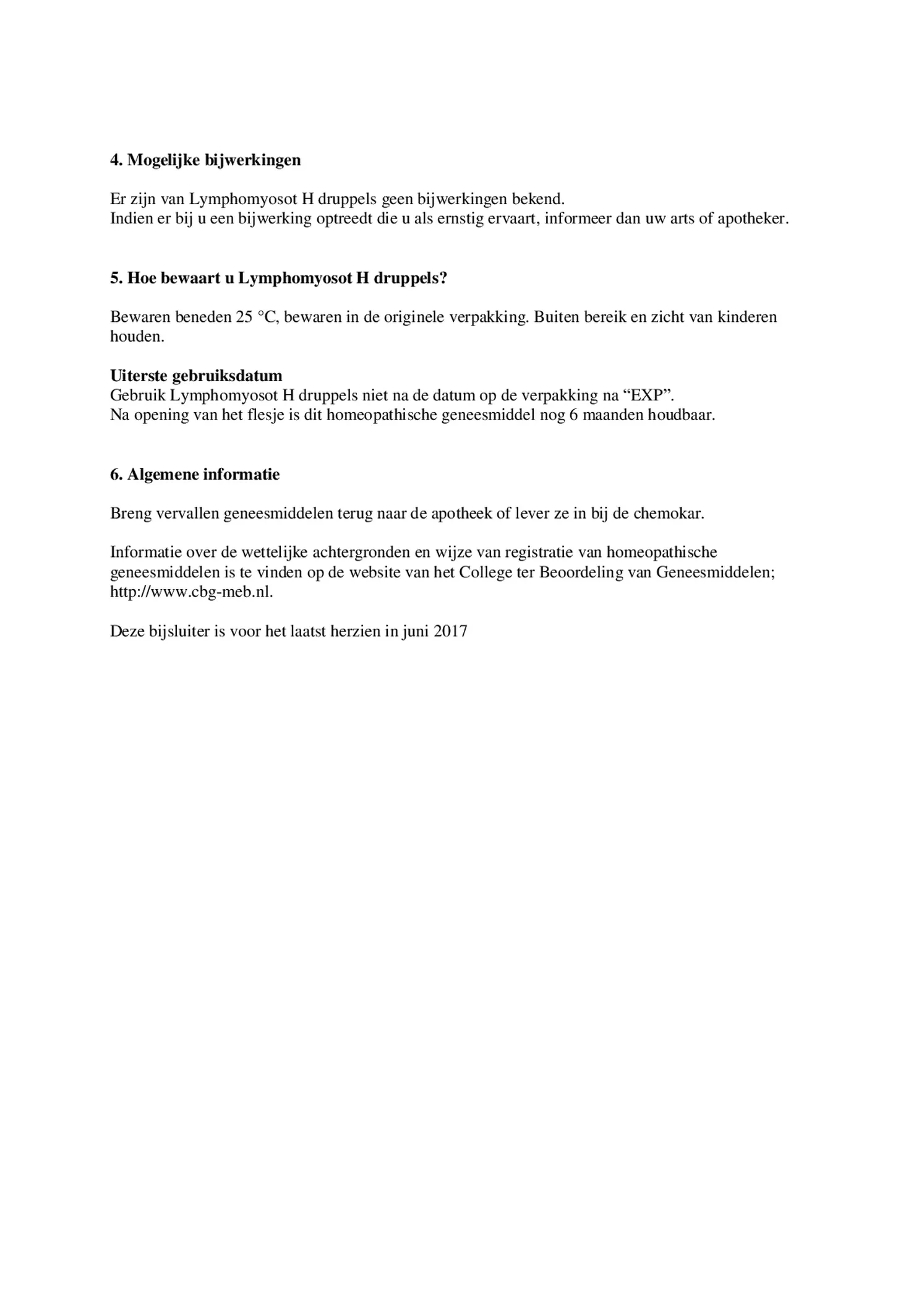 Lymphomyosot H afbeelding van document #3, bijsluiter