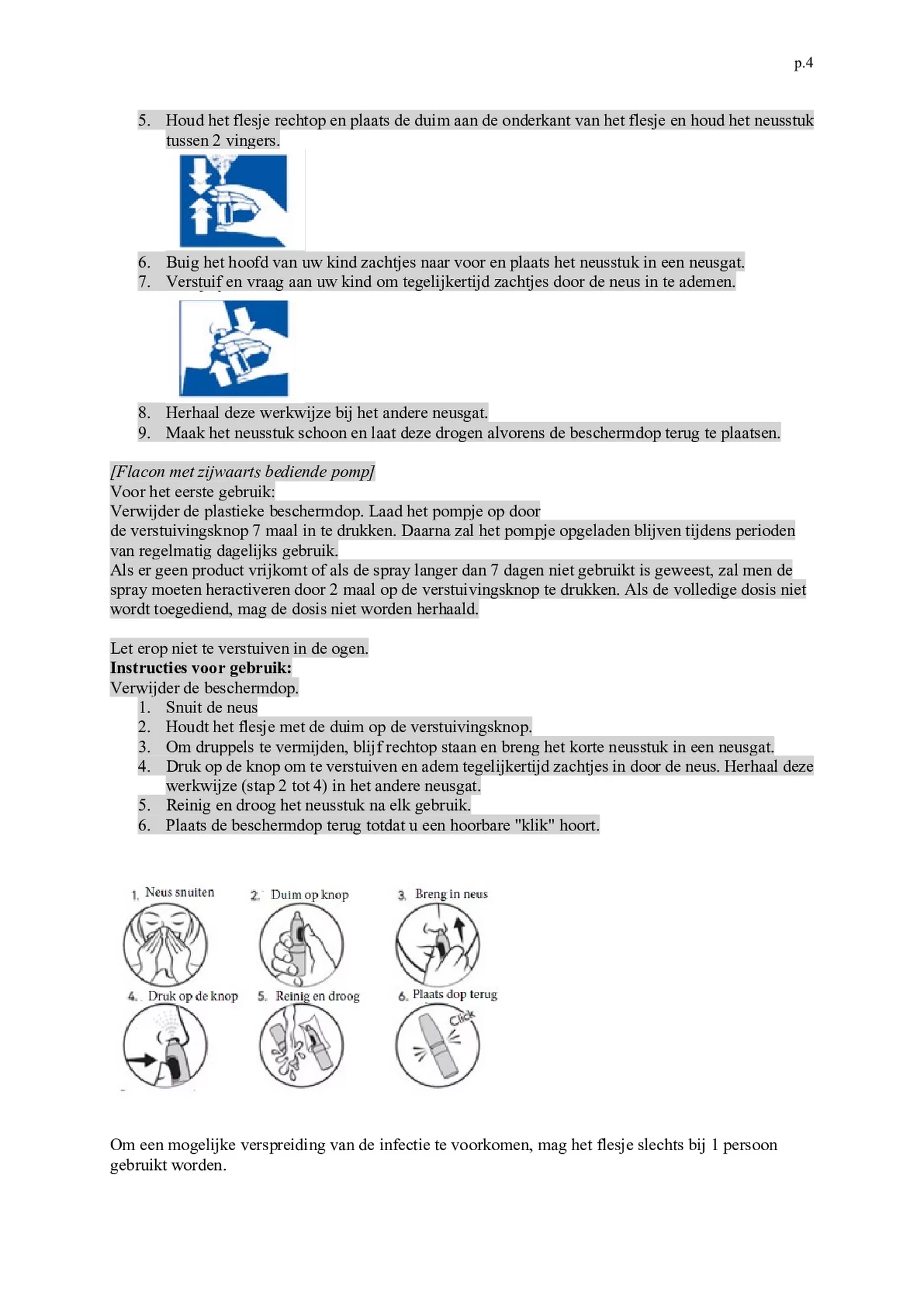 Xylometazoline HCI 0,5 mg/ml Kinder Neusspray bij een verstopte neus afbeelding van document #4, bijsluiter