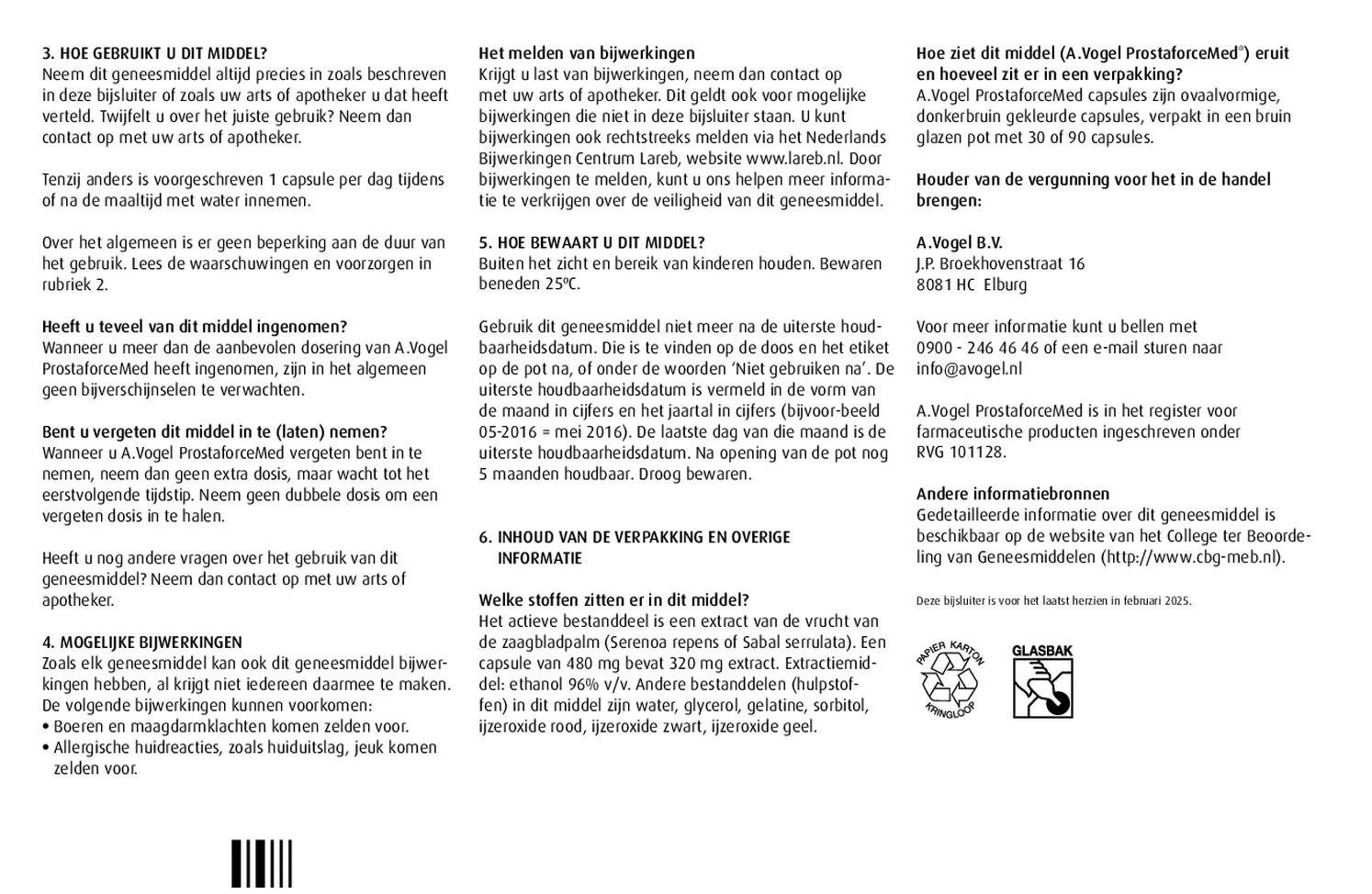 ProstaforceMed Capsules afbeelding van document #2, bijsluiter