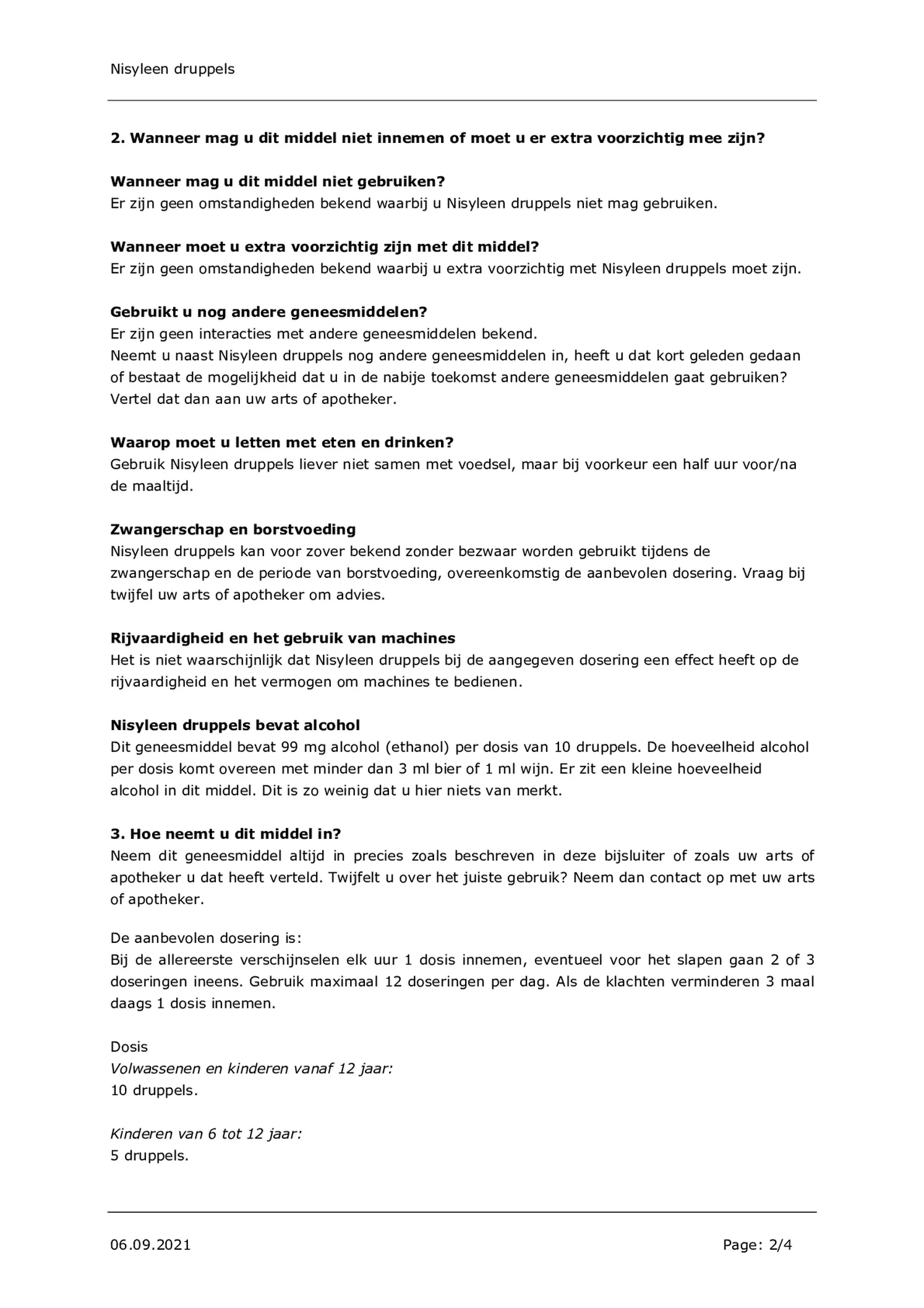 Nisyleen Druppels afbeelding van document #2, bijsluiter