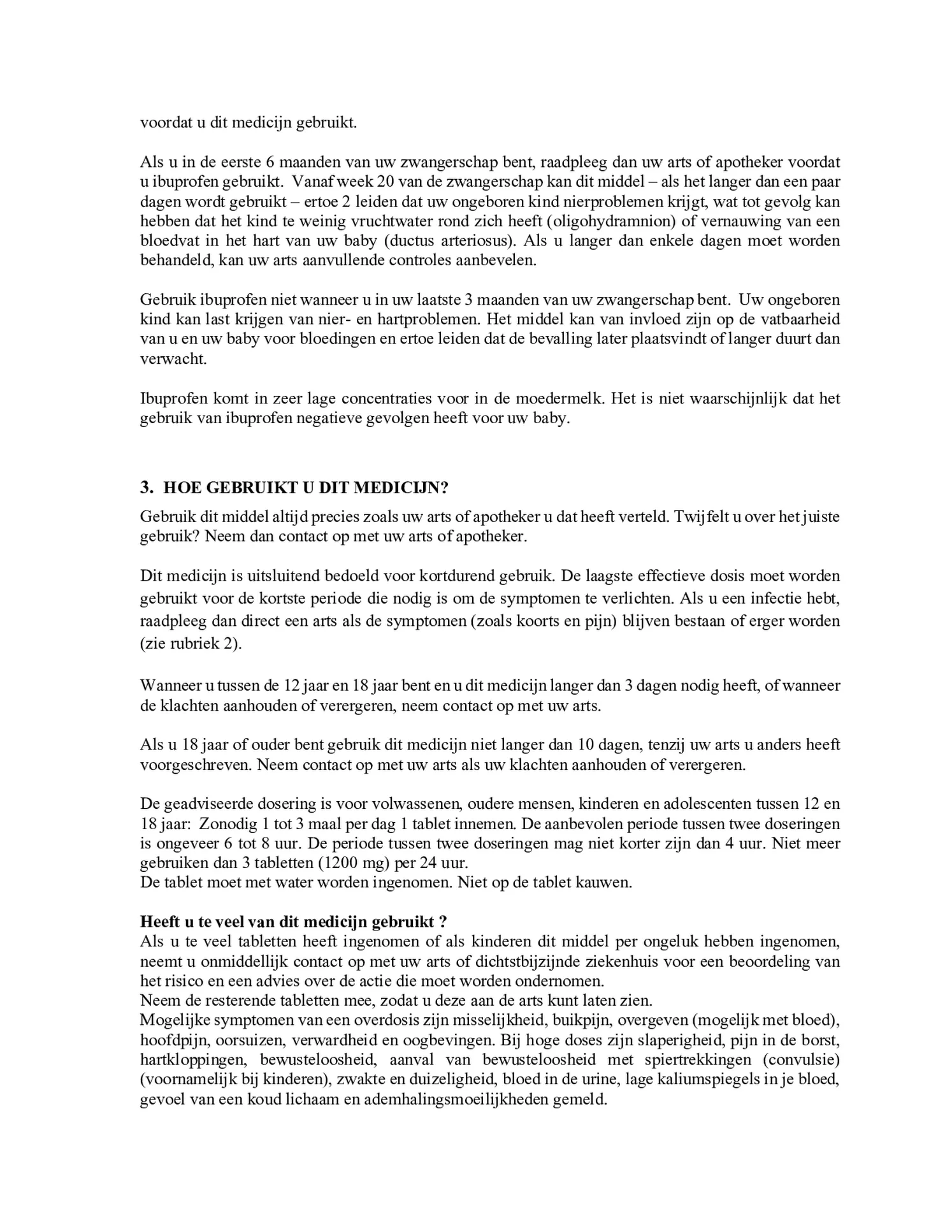 Reliva Forte Oval Tabs 400 mg - voor pijn en koorts afbeelding van document #4, bijsluiter