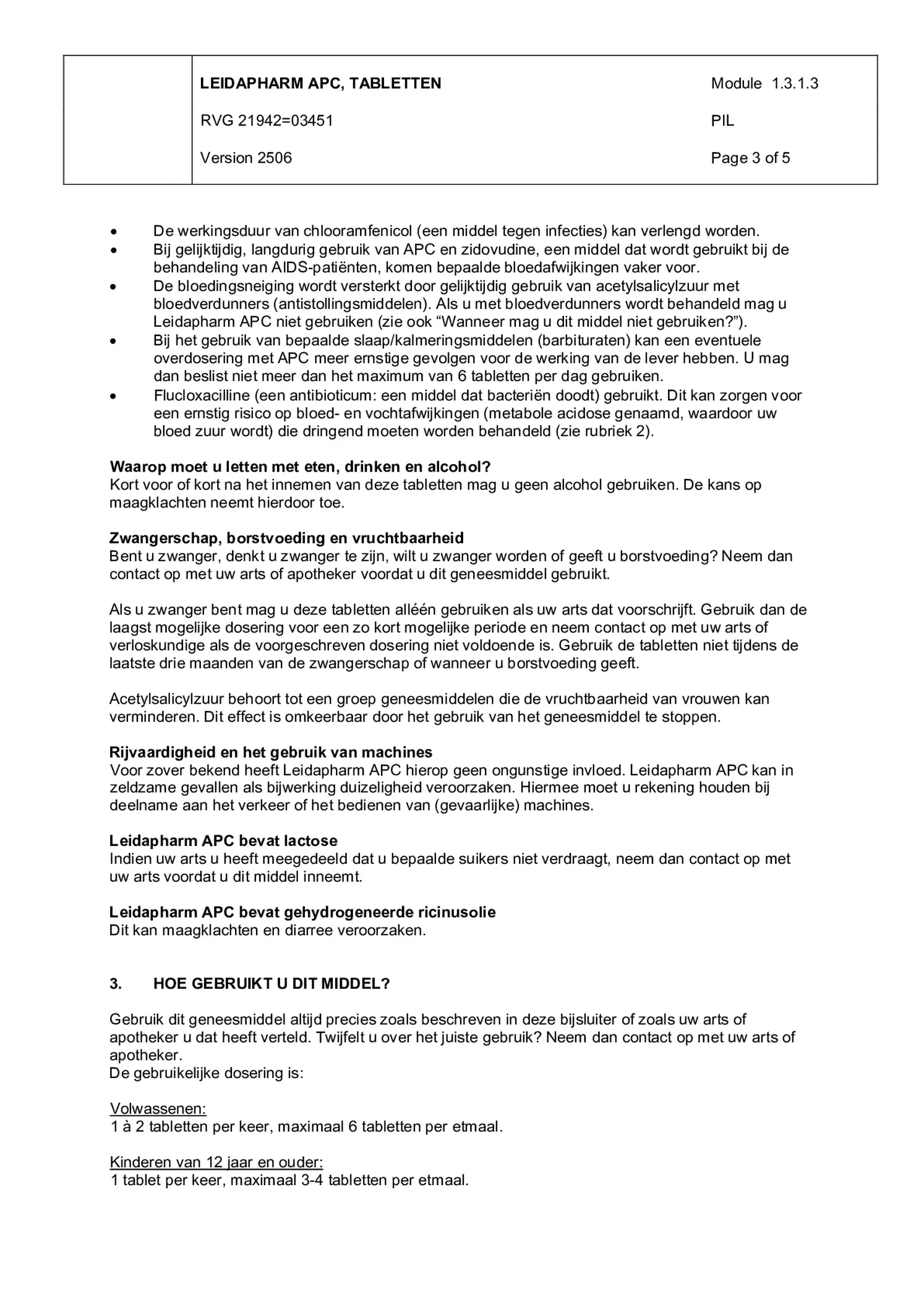 APC Tabletten afbeelding van document #3, bijsluiter