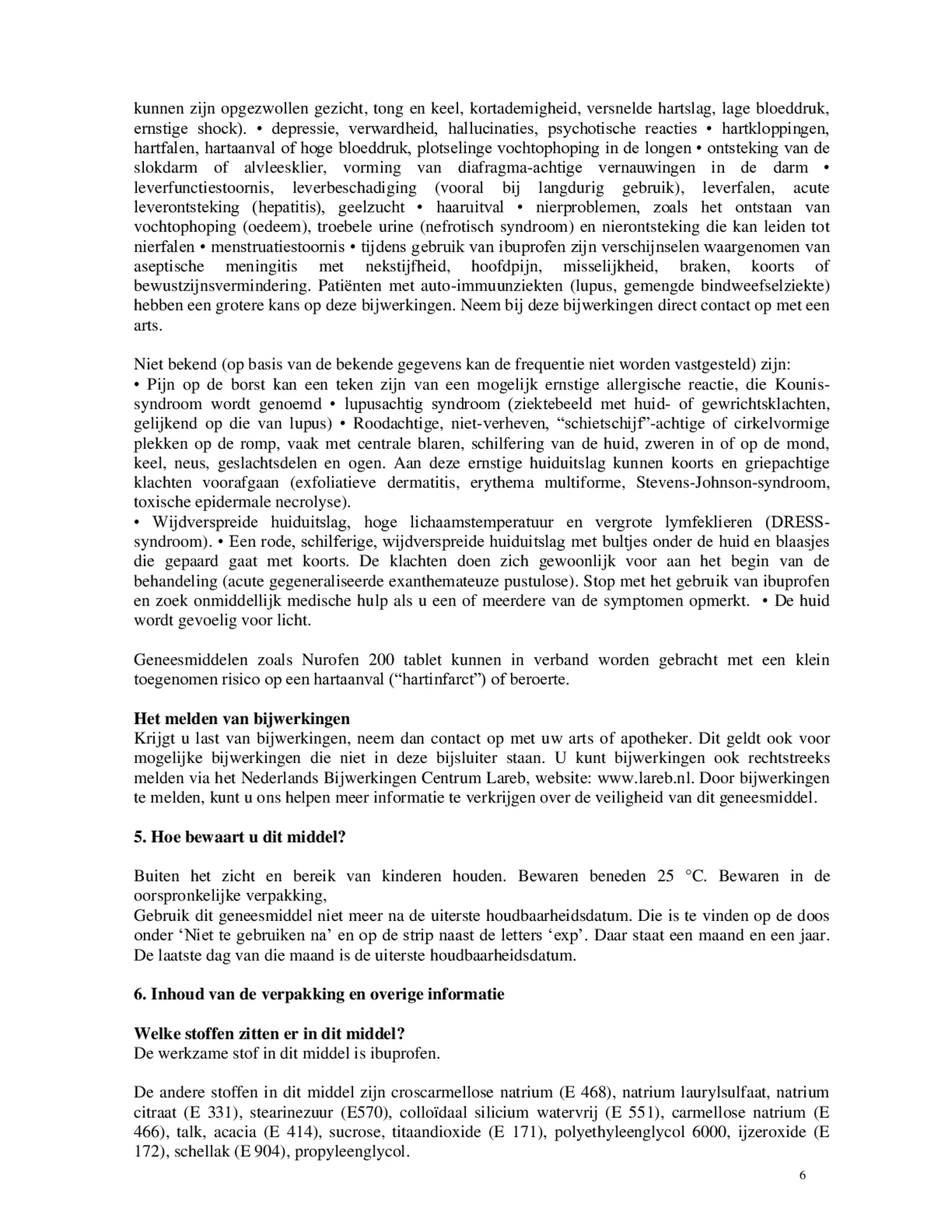 200mg Tabletten afbeelding van document #6, bijsluiter