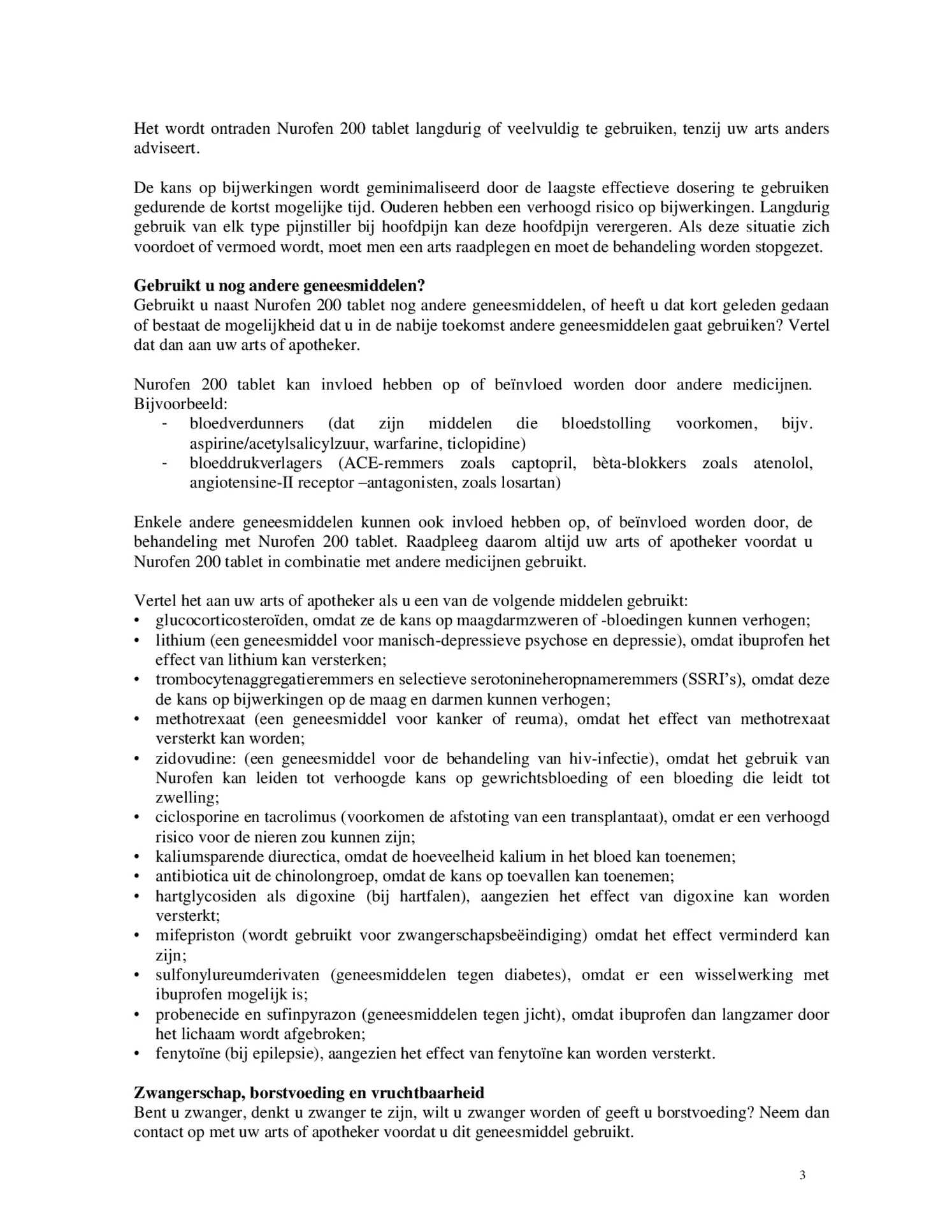 200mg Tabletten afbeelding van document #3, bijsluiter