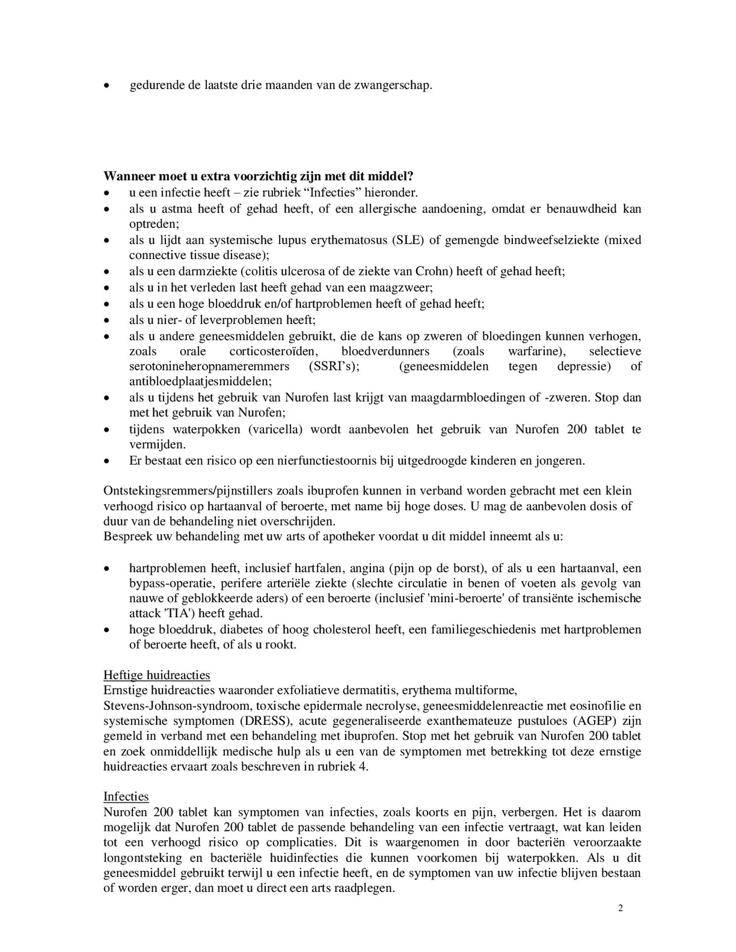 200mg Tabletten afbeelding van document #2, bijsluiter