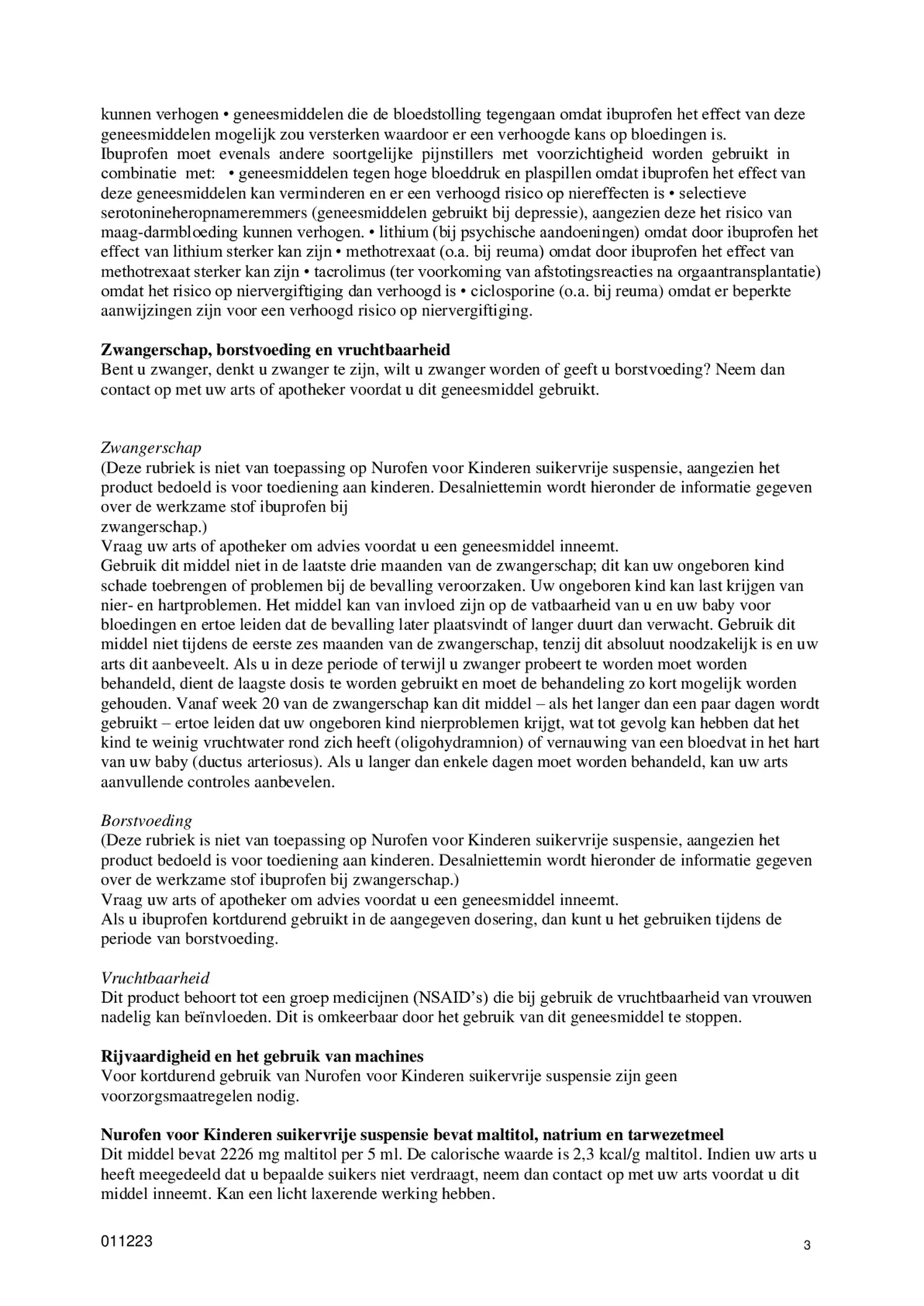 Kinderen Suspensie Suikervrij Vanaf 3 Maanden afbeelding van document #3, bijsluiter