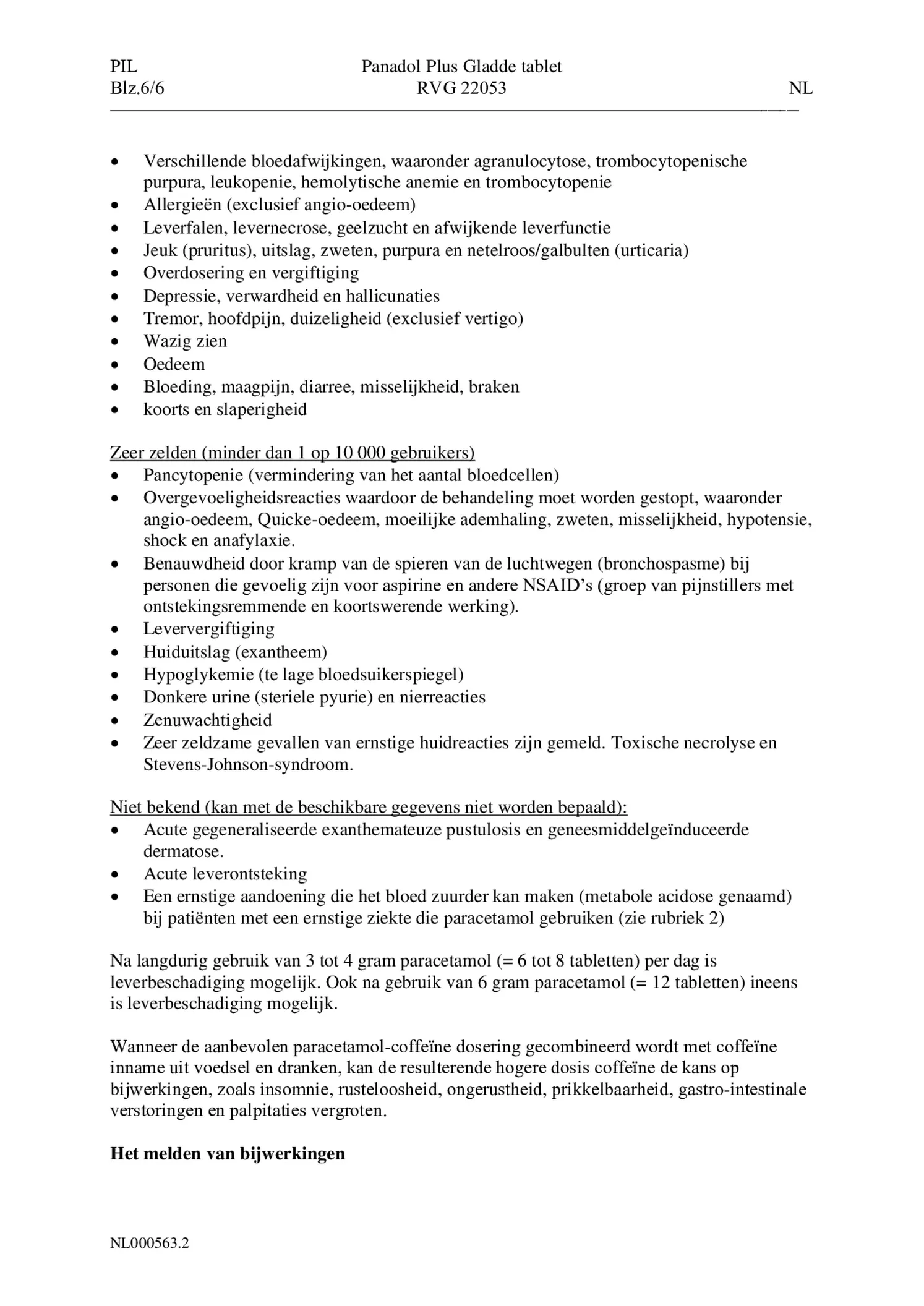 Plus Tabletten Glad afbeelding van document #6, bijsluiter