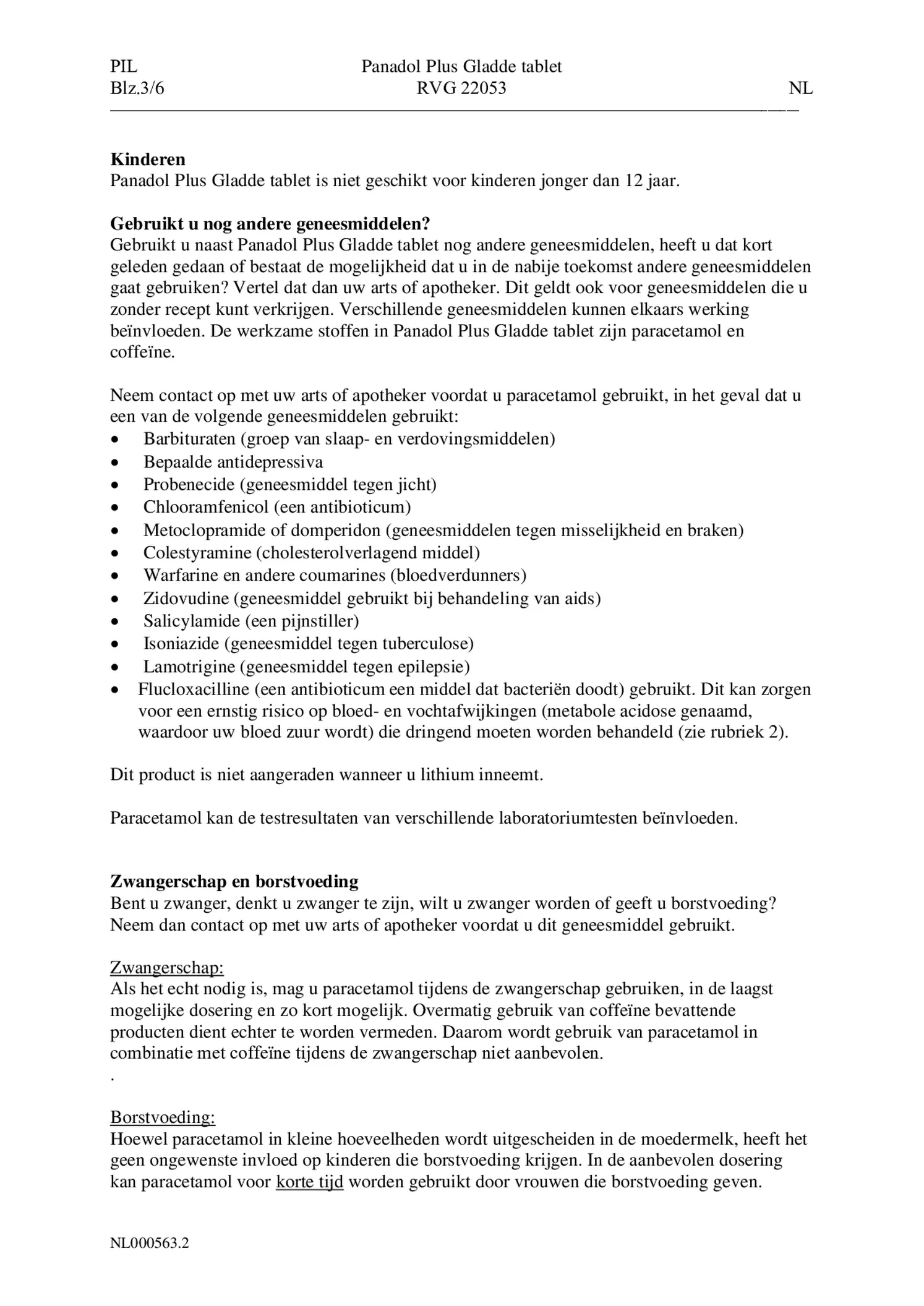 Plus Tabletten Glad afbeelding van document #3, bijsluiter