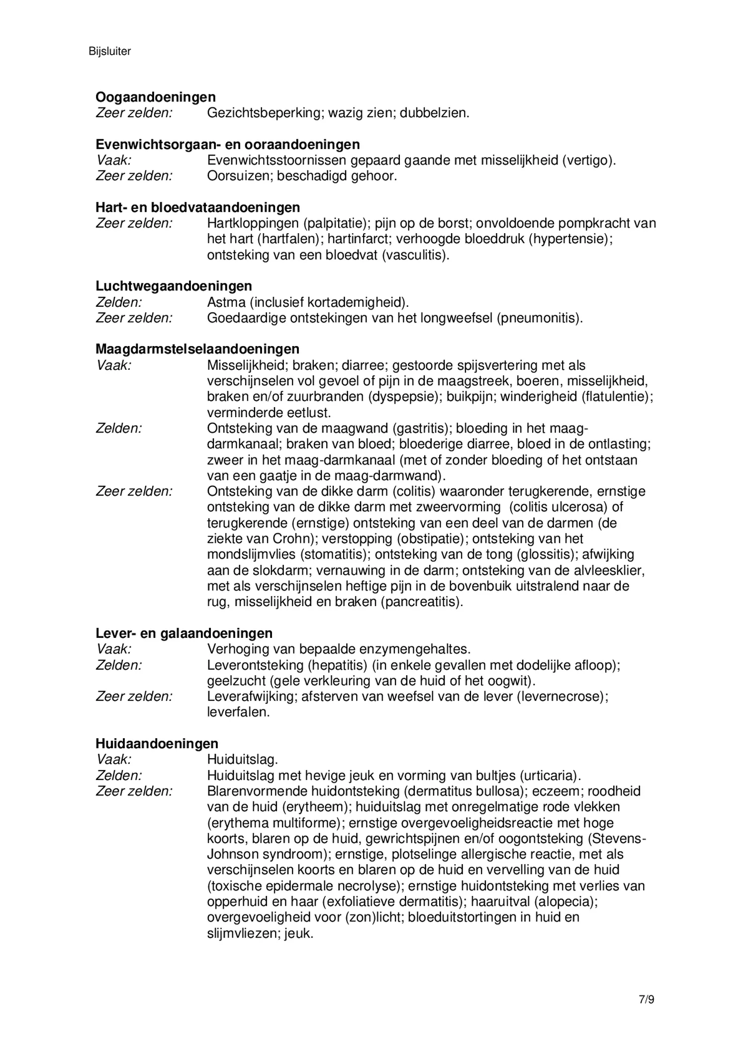 K 12,5 mg  pijnstiller Filmomhulde Tabletten Diclofenac-Kalium afbeelding van document #7, bijsluiter