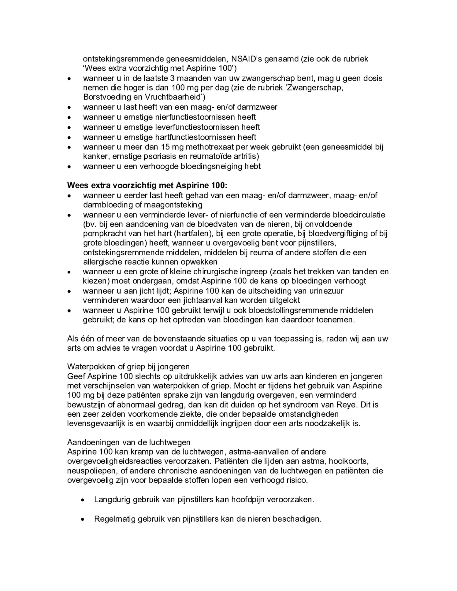 100mg Tabletten afbeelding van document #2, bijsluiter
