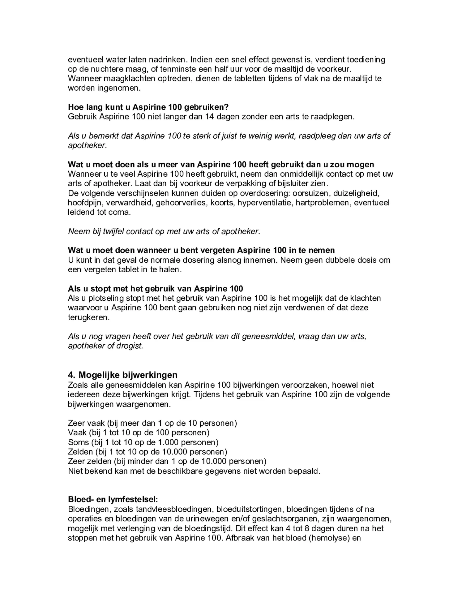 100mg Tabletten afbeelding van document #5, bijsluiter