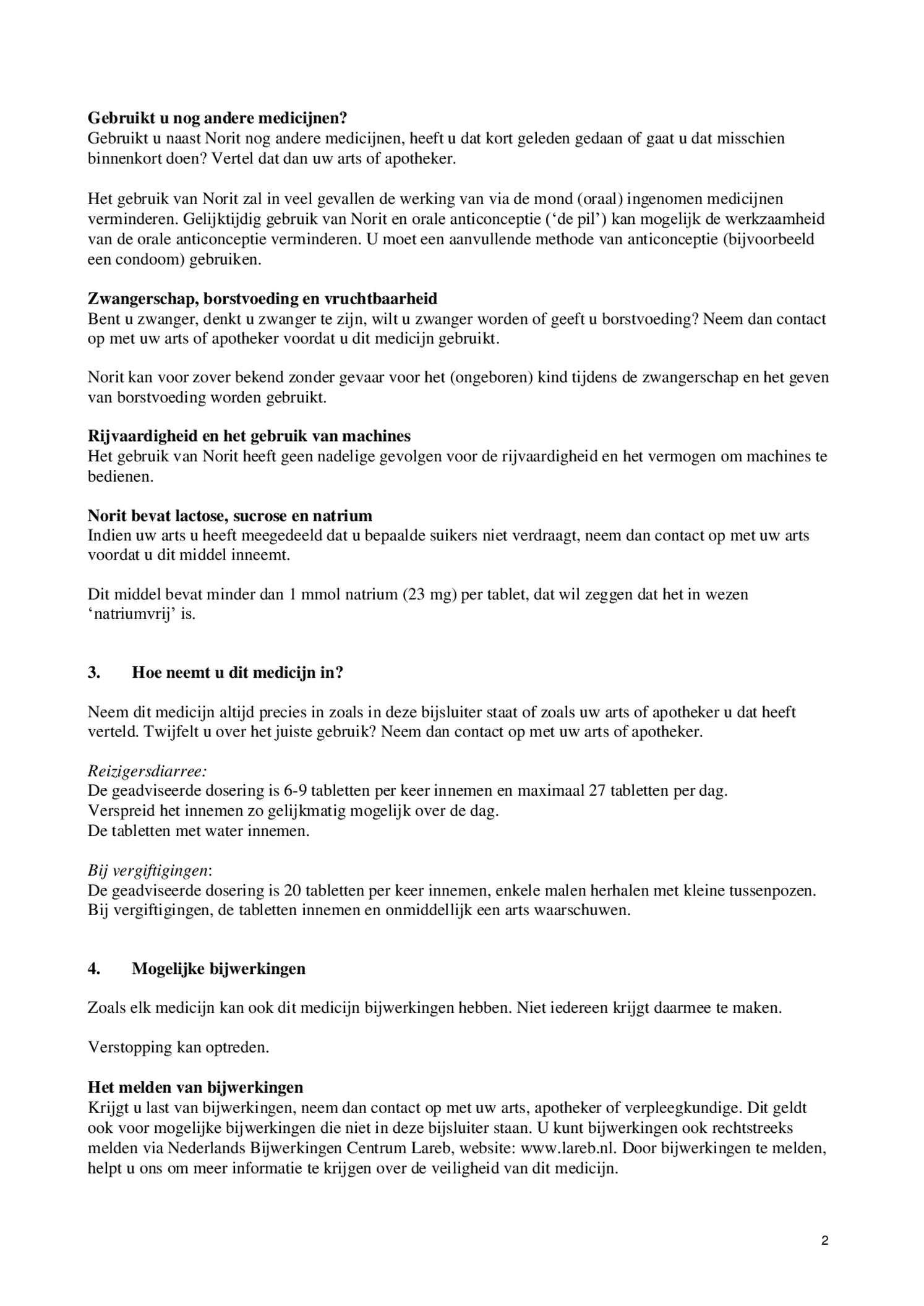 Tabletten 125mg afbeelding van document #2, bijsluiter