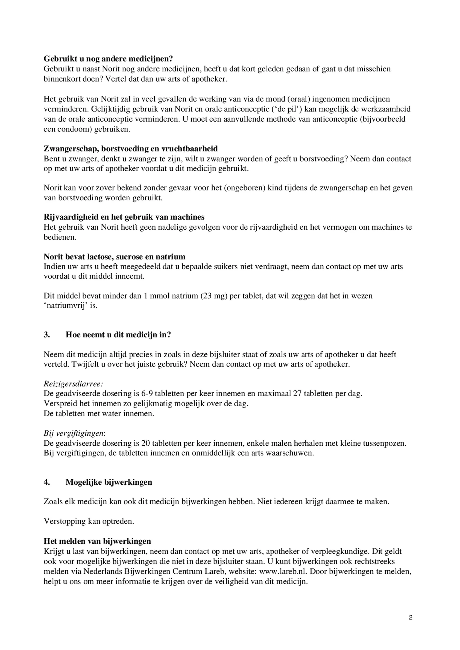 Tabletten 125mg afbeelding van document #2, bijsluiter