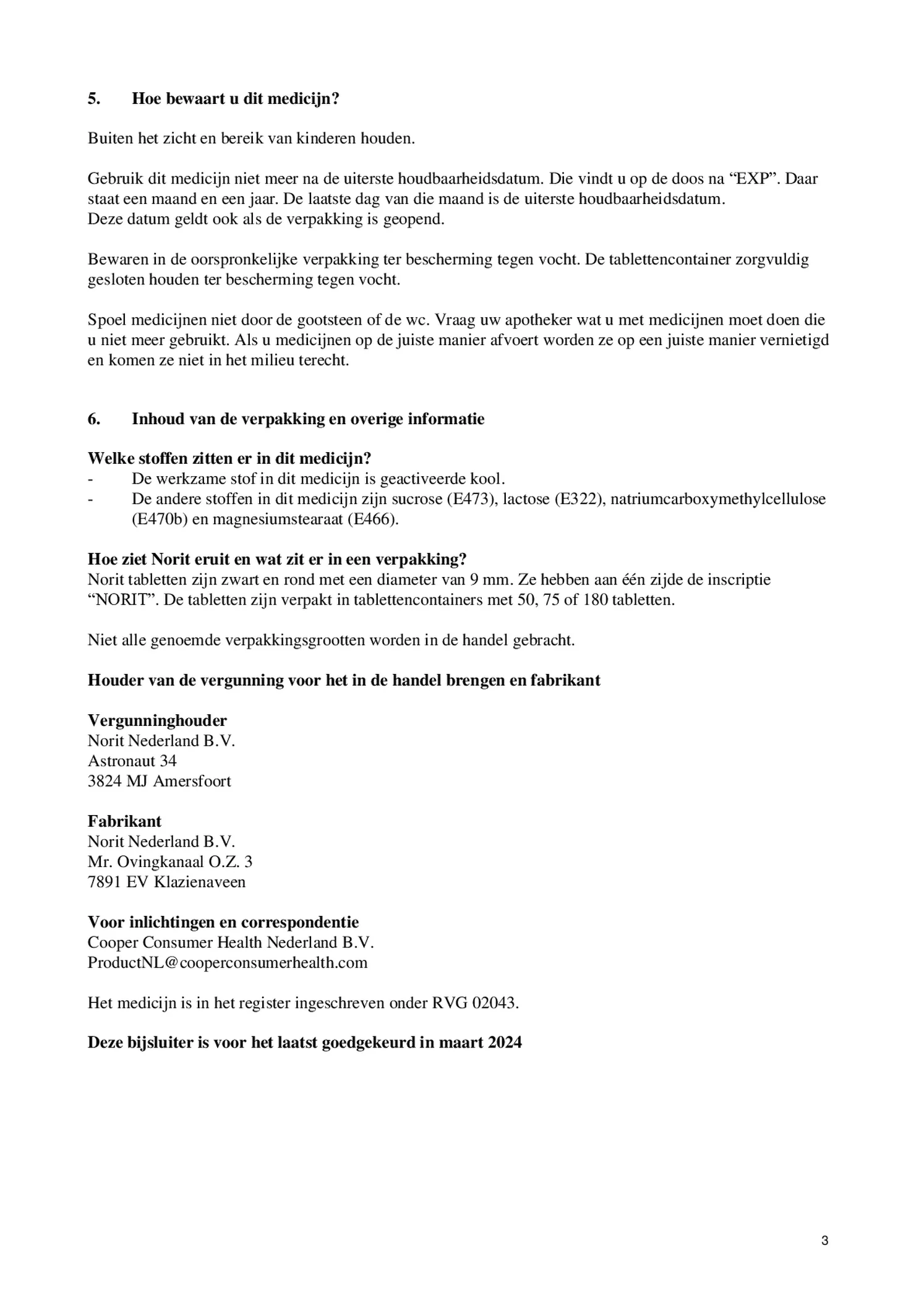 Tabletten 125mg afbeelding van document #3, bijsluiter