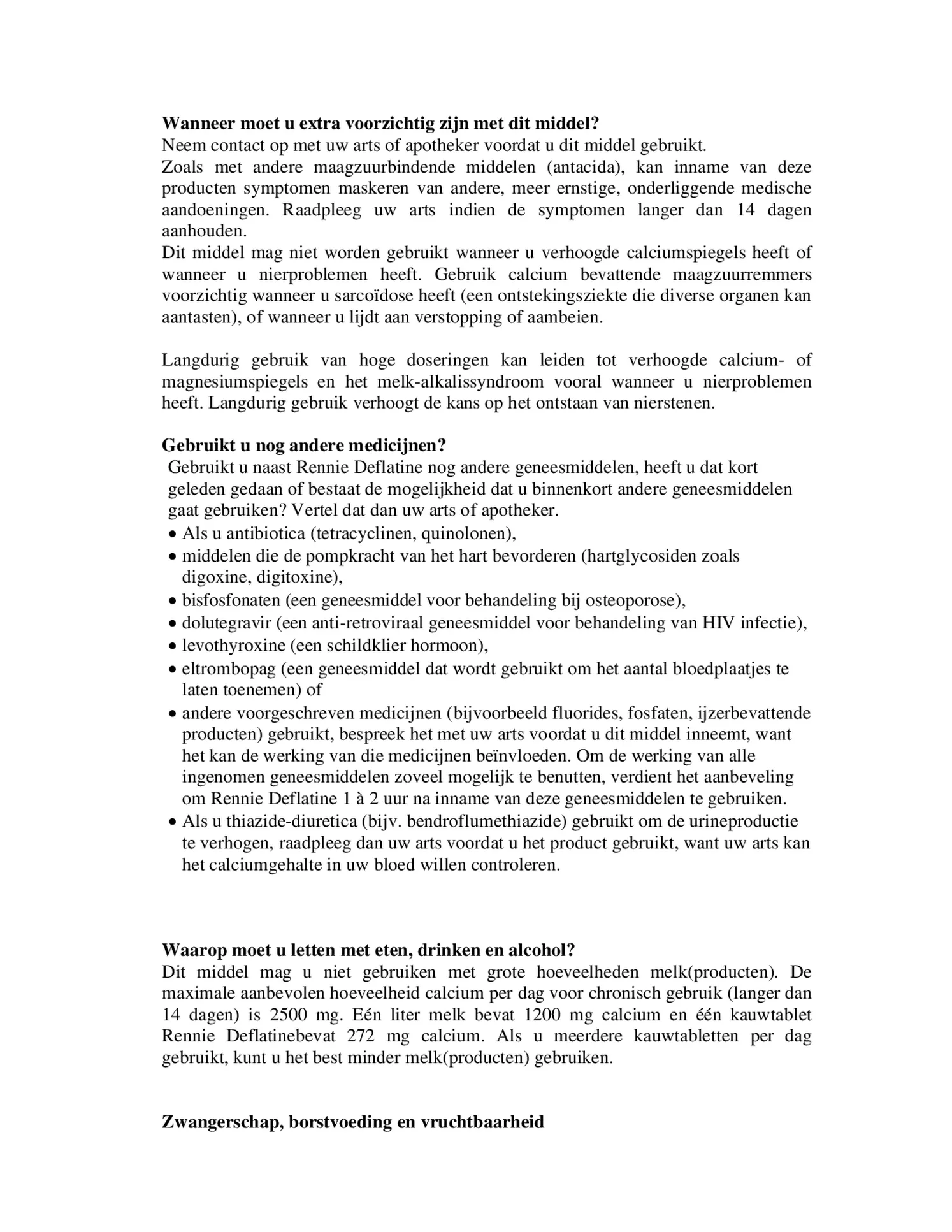 Deflatine kauwtabletten bij opgeblazen gevoel of winderigheid afbeelding van document #2, bijsluiter