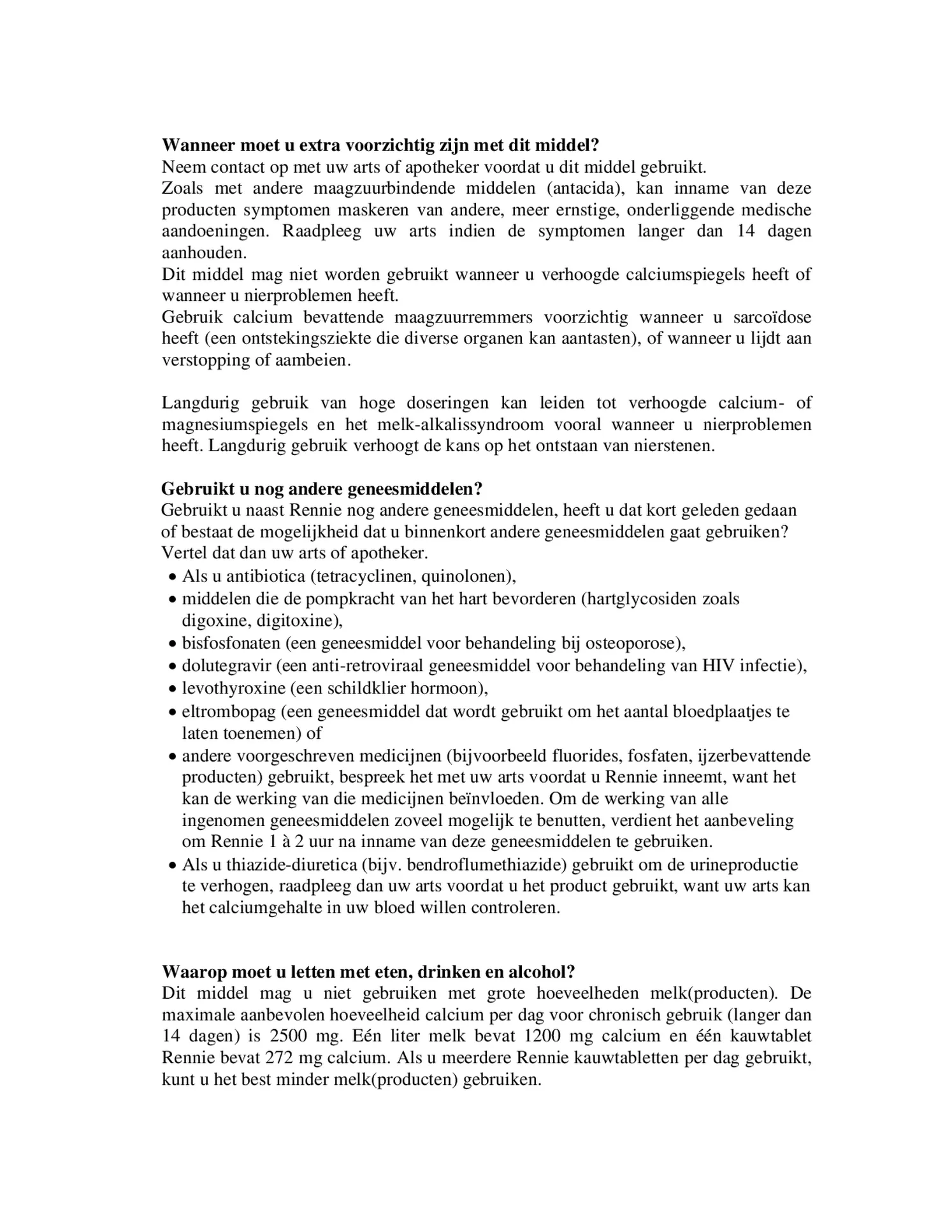 Pepermunt kauwtabletten bij brandend maagzuur afbeelding van document #2, bijsluiter