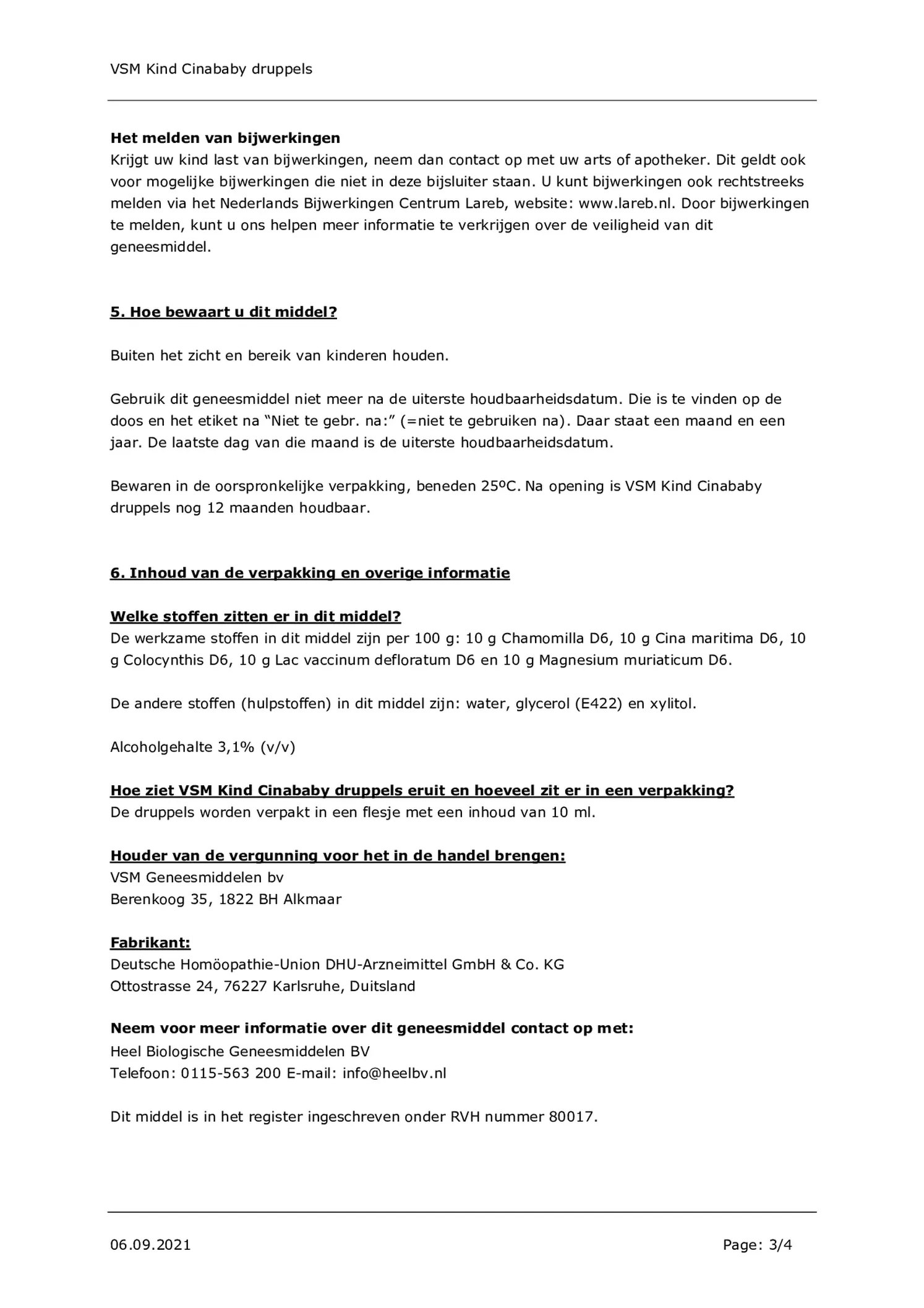 Kind 0-3 Cinababy Druppels afbeelding van document #3, bijsluiter