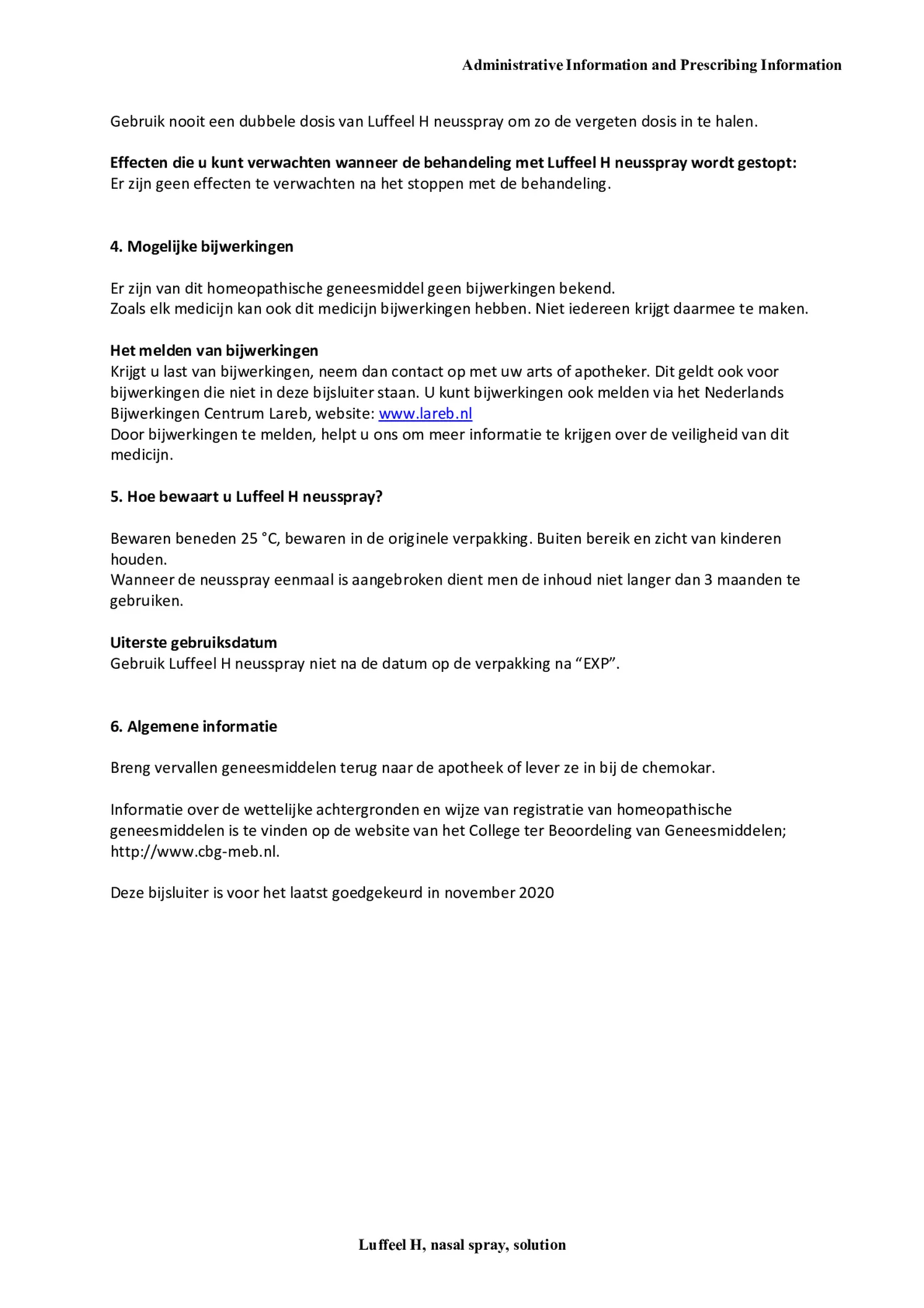 Luffeel H Neusspray afbeelding van document #3, bijsluiter