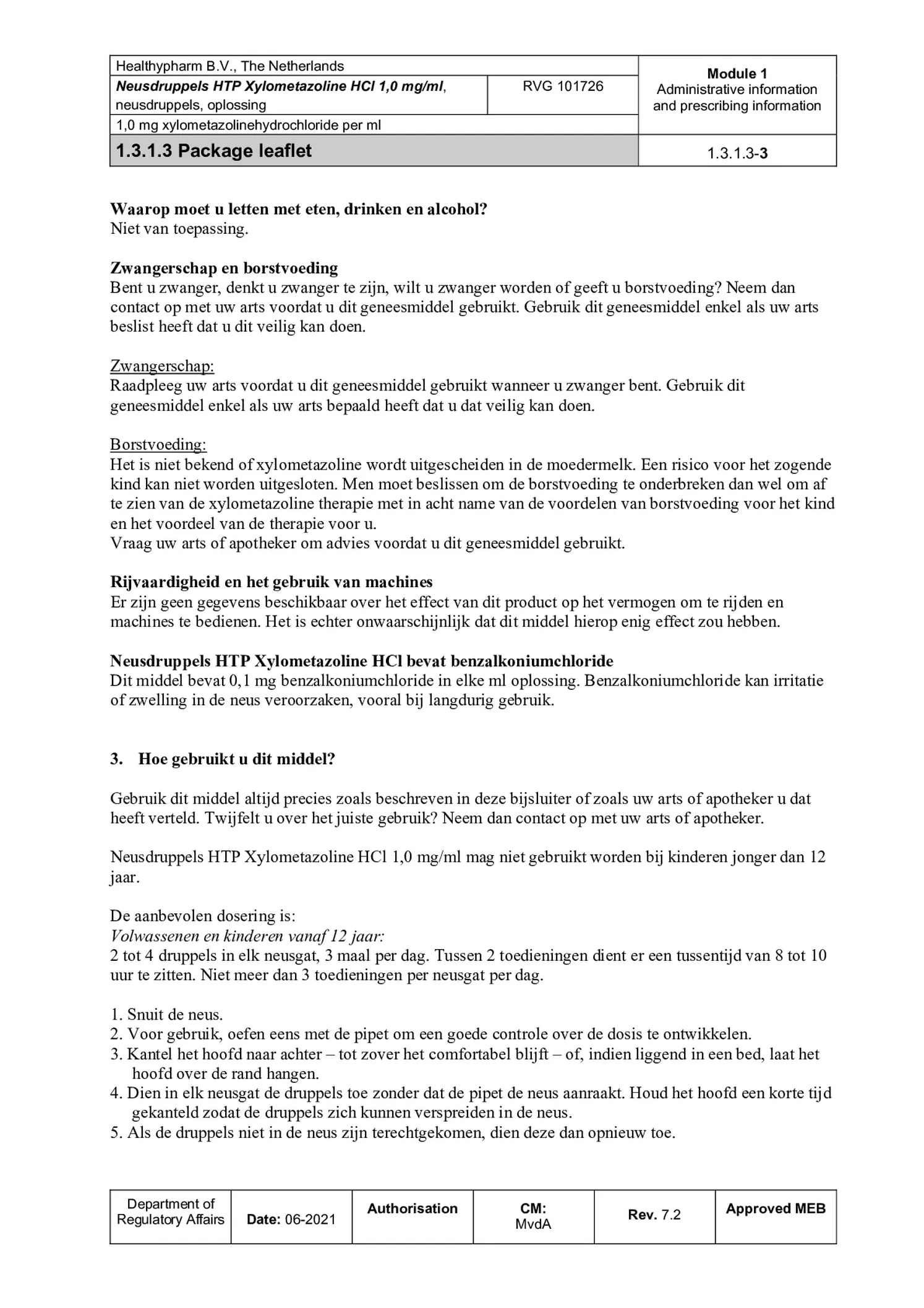 Neusdruppels 1.0mg/ml afbeelding van document #3, bijsluiter