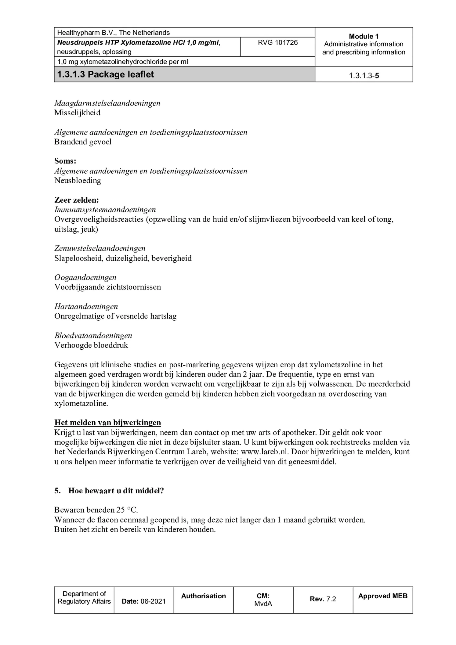 Neusdruppels 1.0mg/ml afbeelding van document #5, bijsluiter