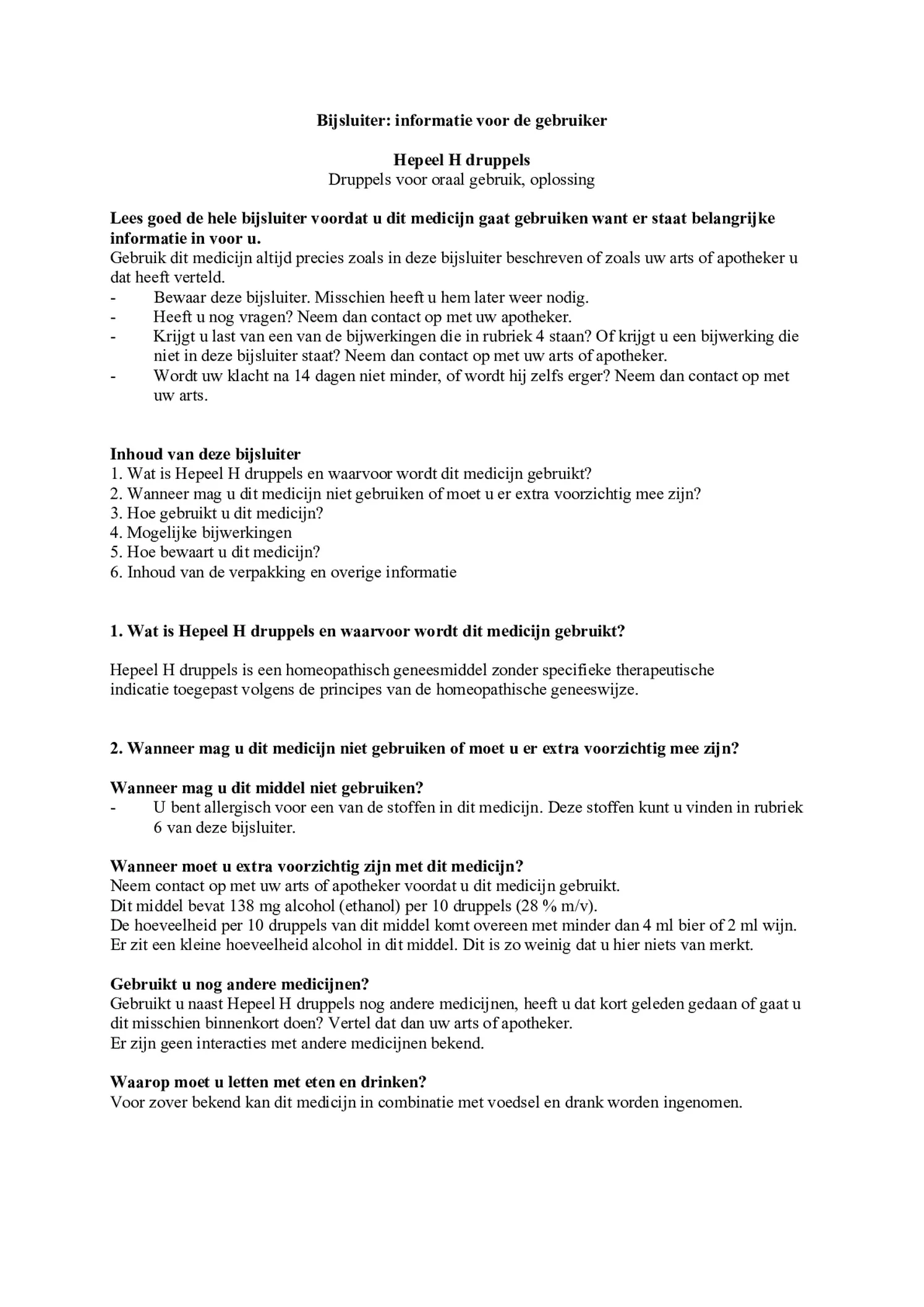 Hepeel H afbeelding van document #1, bijsluiter