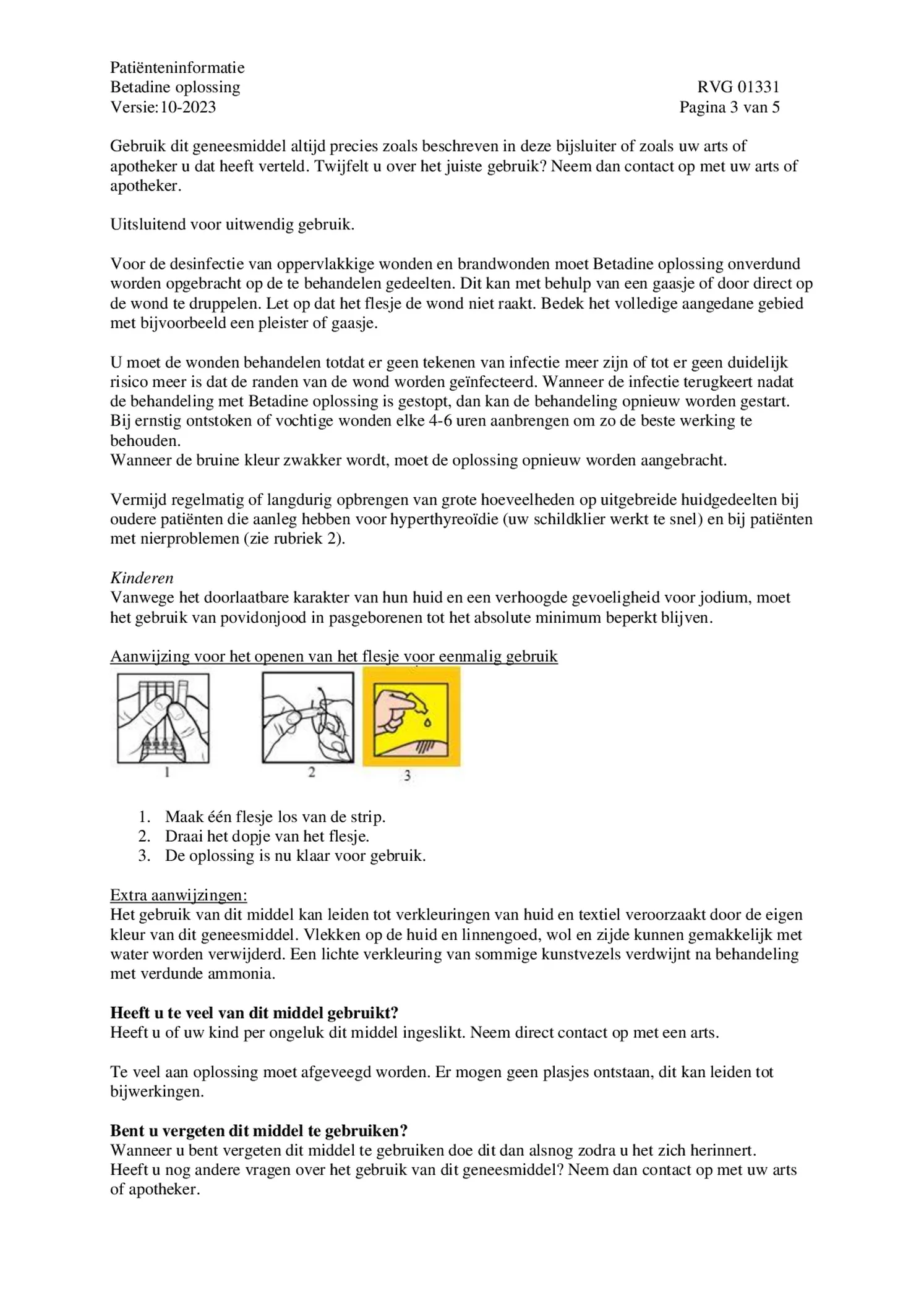 Jodium Oplossing afbeelding van document #3, bijsluiter