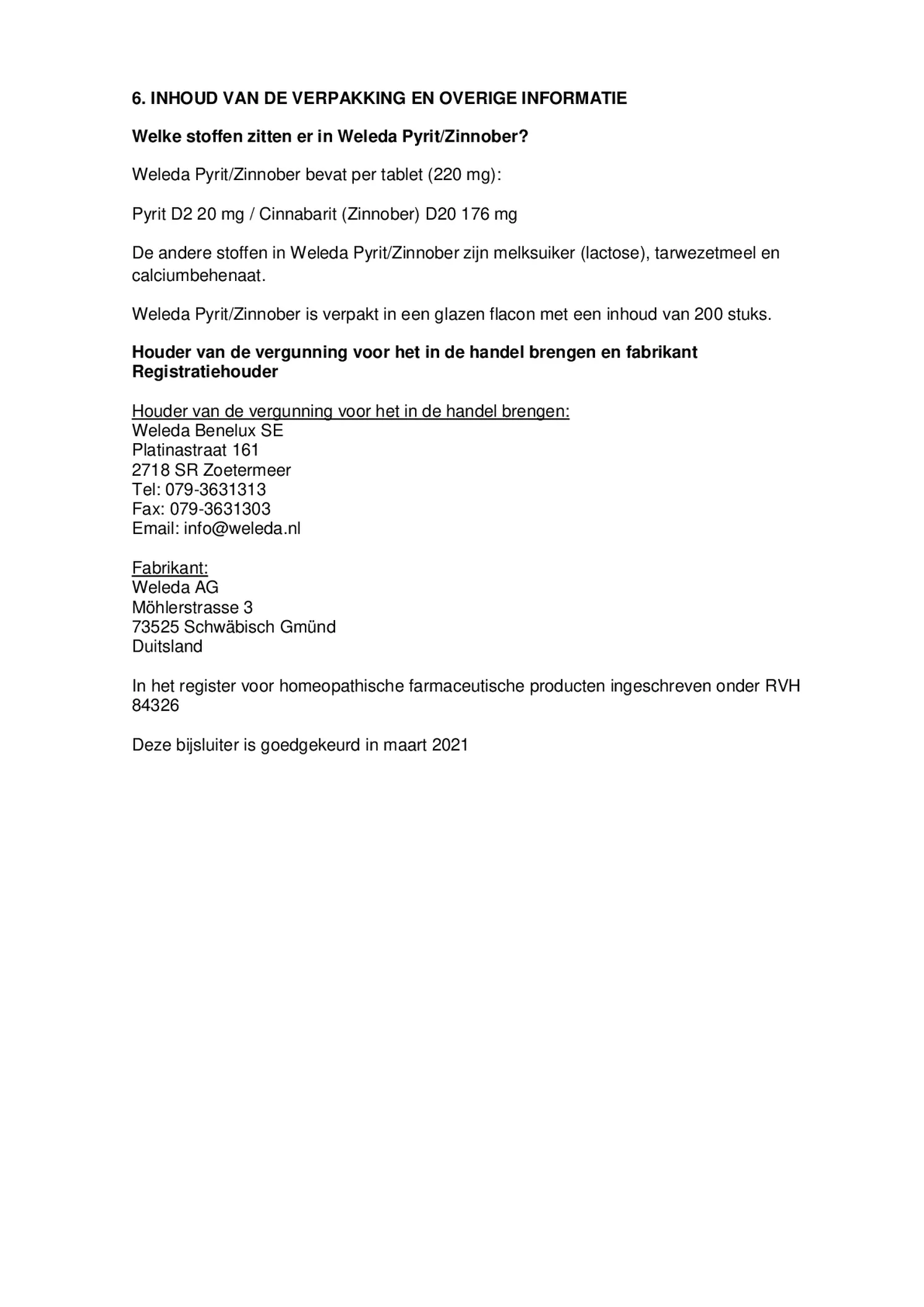 Pyriet Zinnober afbeelding van document #3, bijsluiter
