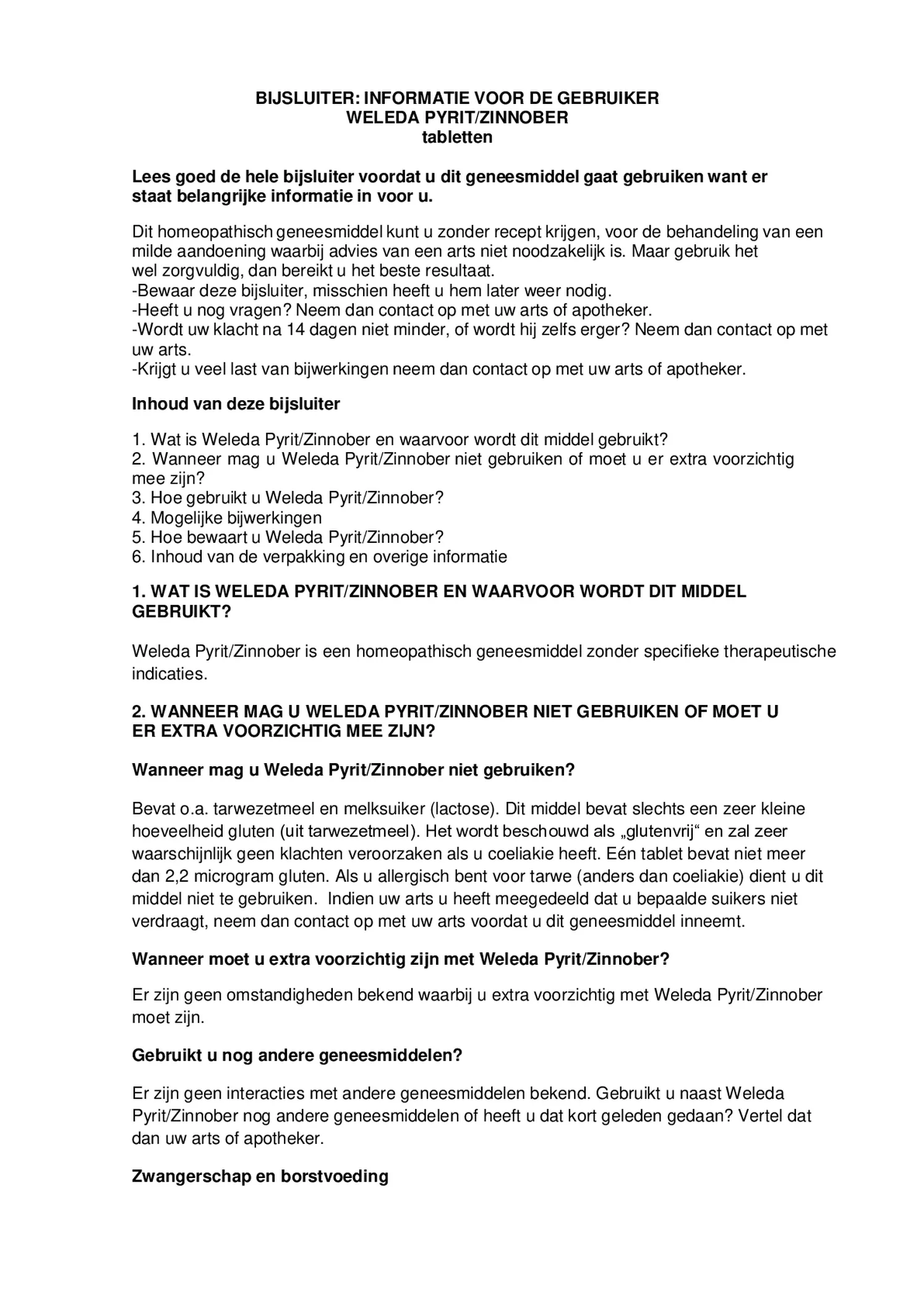 Pyriet Zinnober afbeelding van document #1, bijsluiter