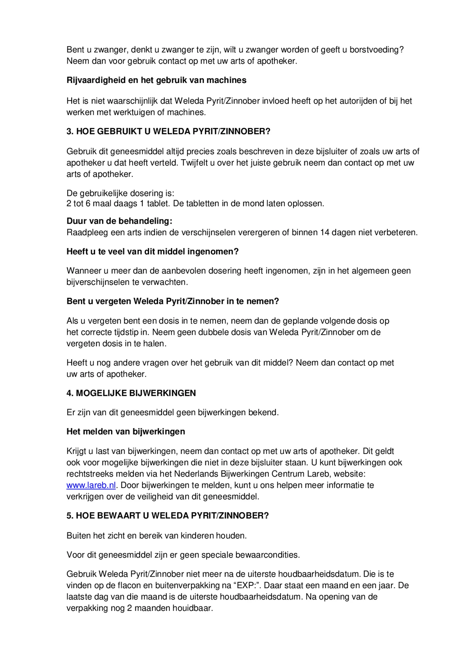 Pyriet Zinnober afbeelding van document #2, bijsluiter