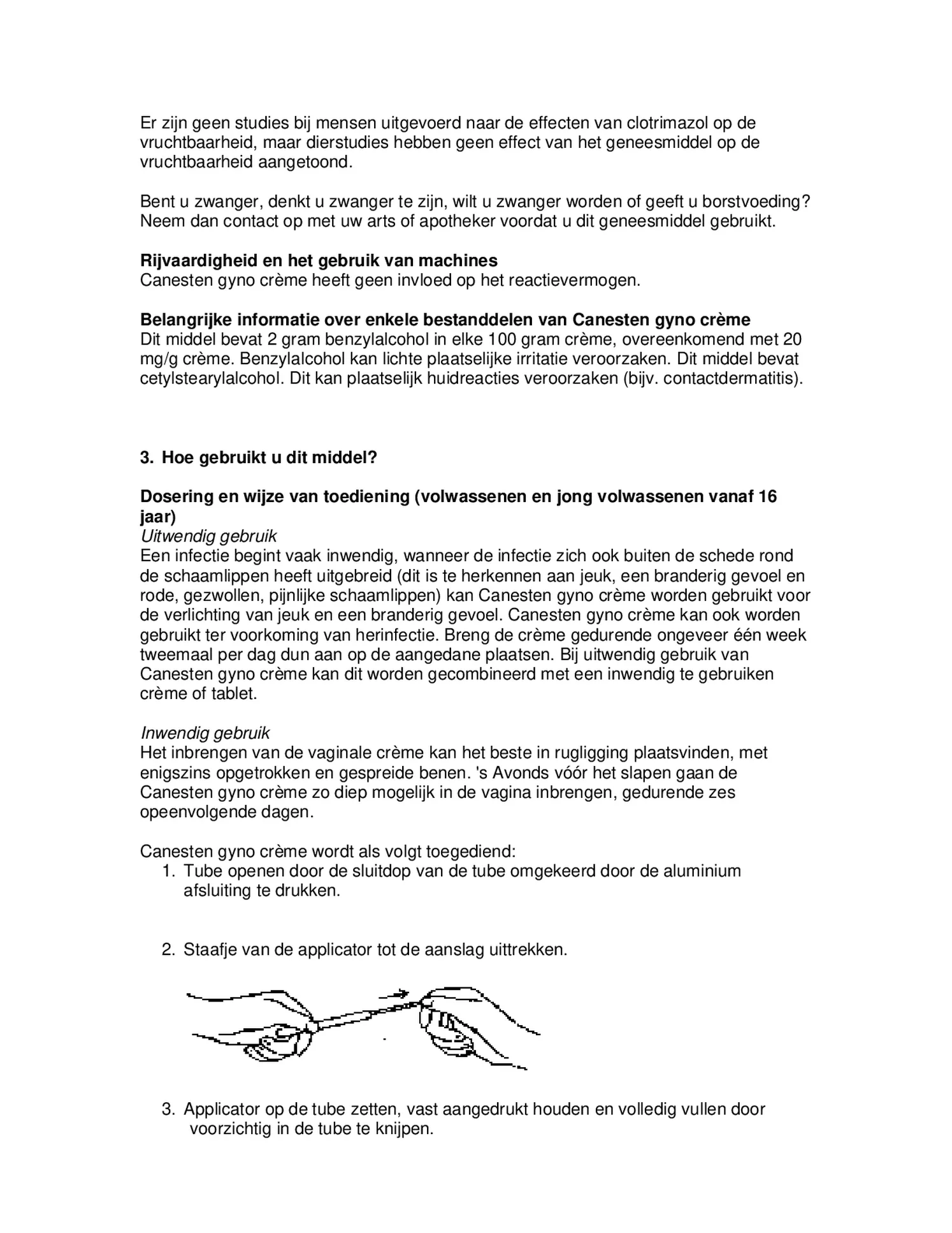 Gyno Crème afbeelding van document #3, bijsluiter