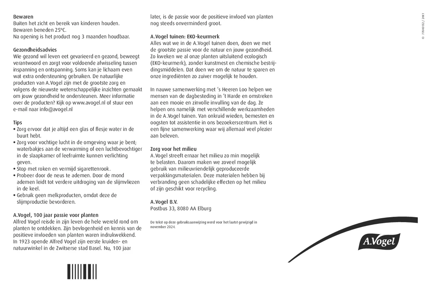 Spray Kriebel in de Keel afbeelding van document #2, bijsluiter