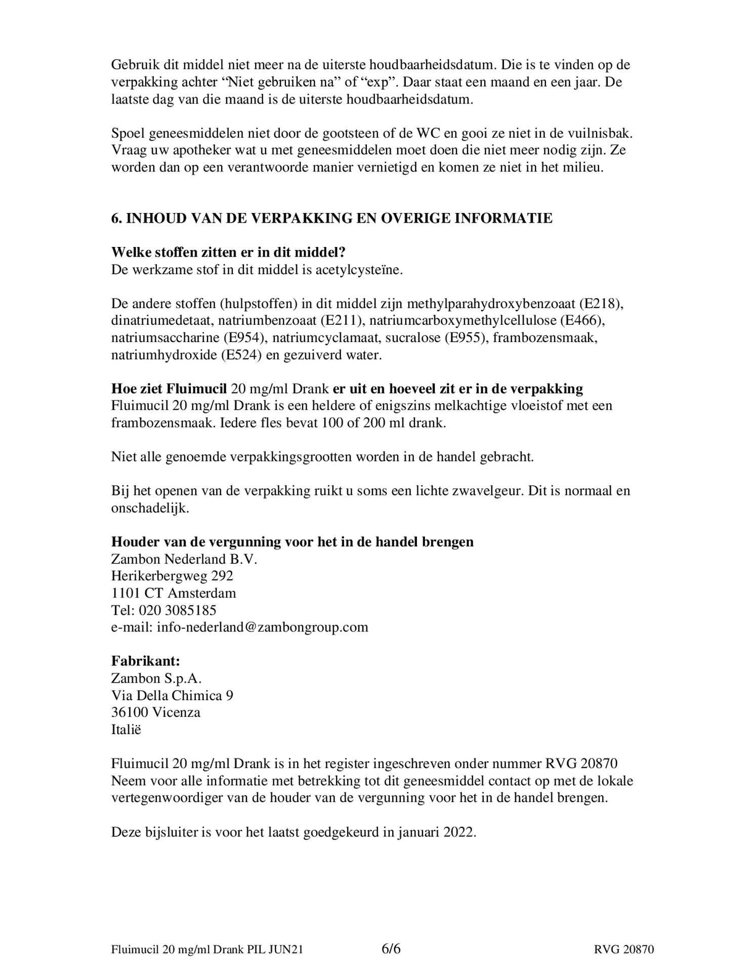 20mg (2%) Drank afbeelding van document #6, bijsluiter