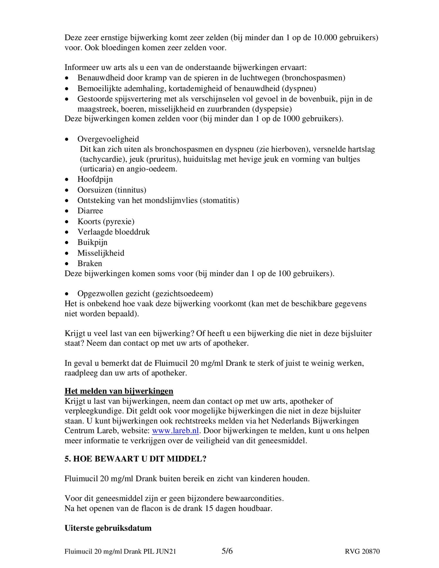 20mg (2%) Drank afbeelding van document #5, bijsluiter