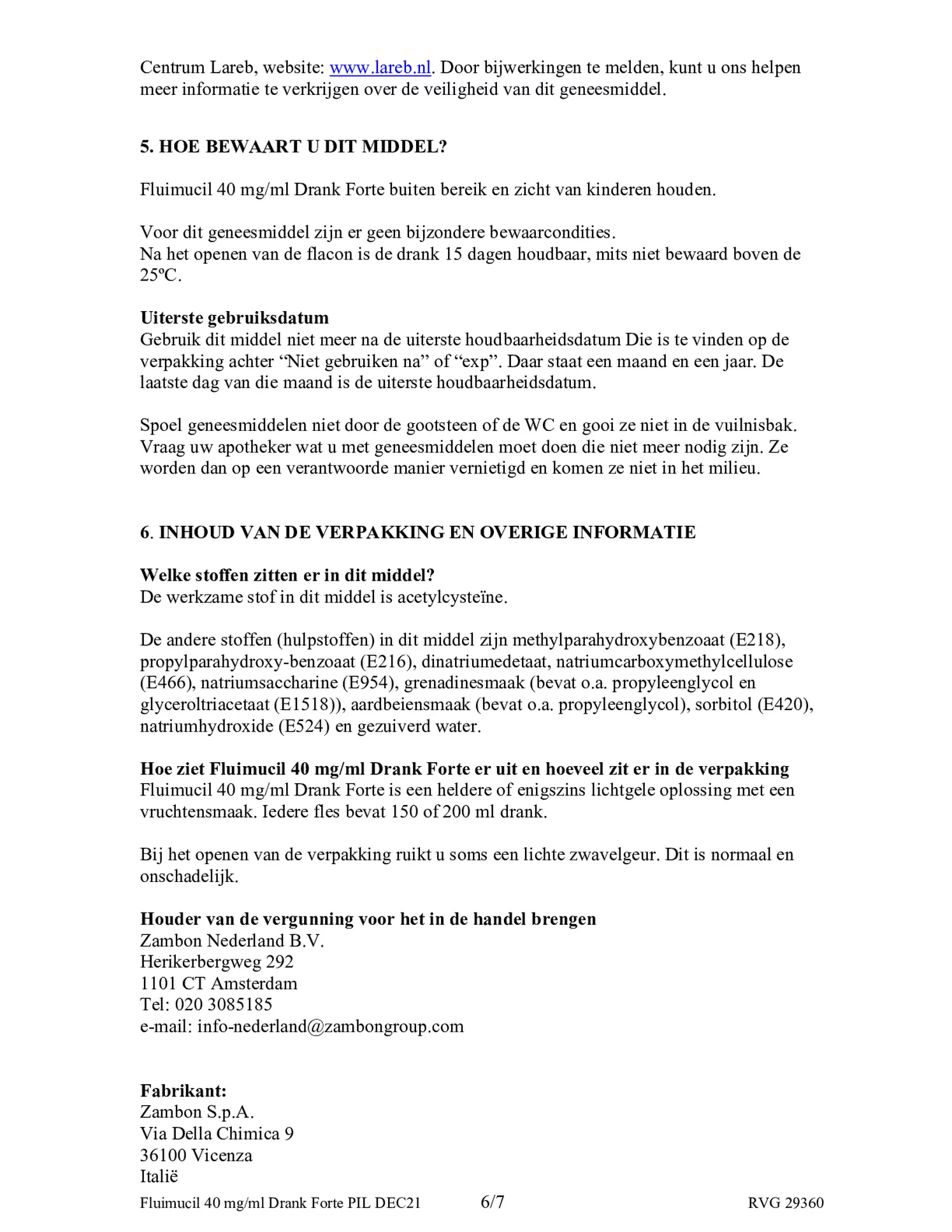 40mg (4%) Drank Forte afbeelding van document #6, bijsluiter