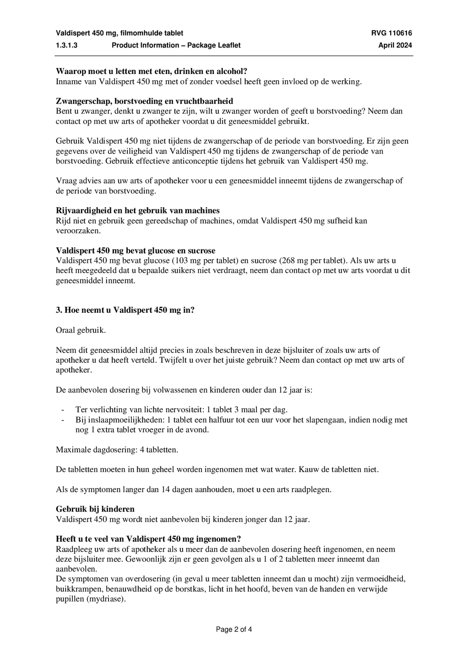 Extra Forte 450 mg Tabletten afbeelding van document #2, bijsluiter