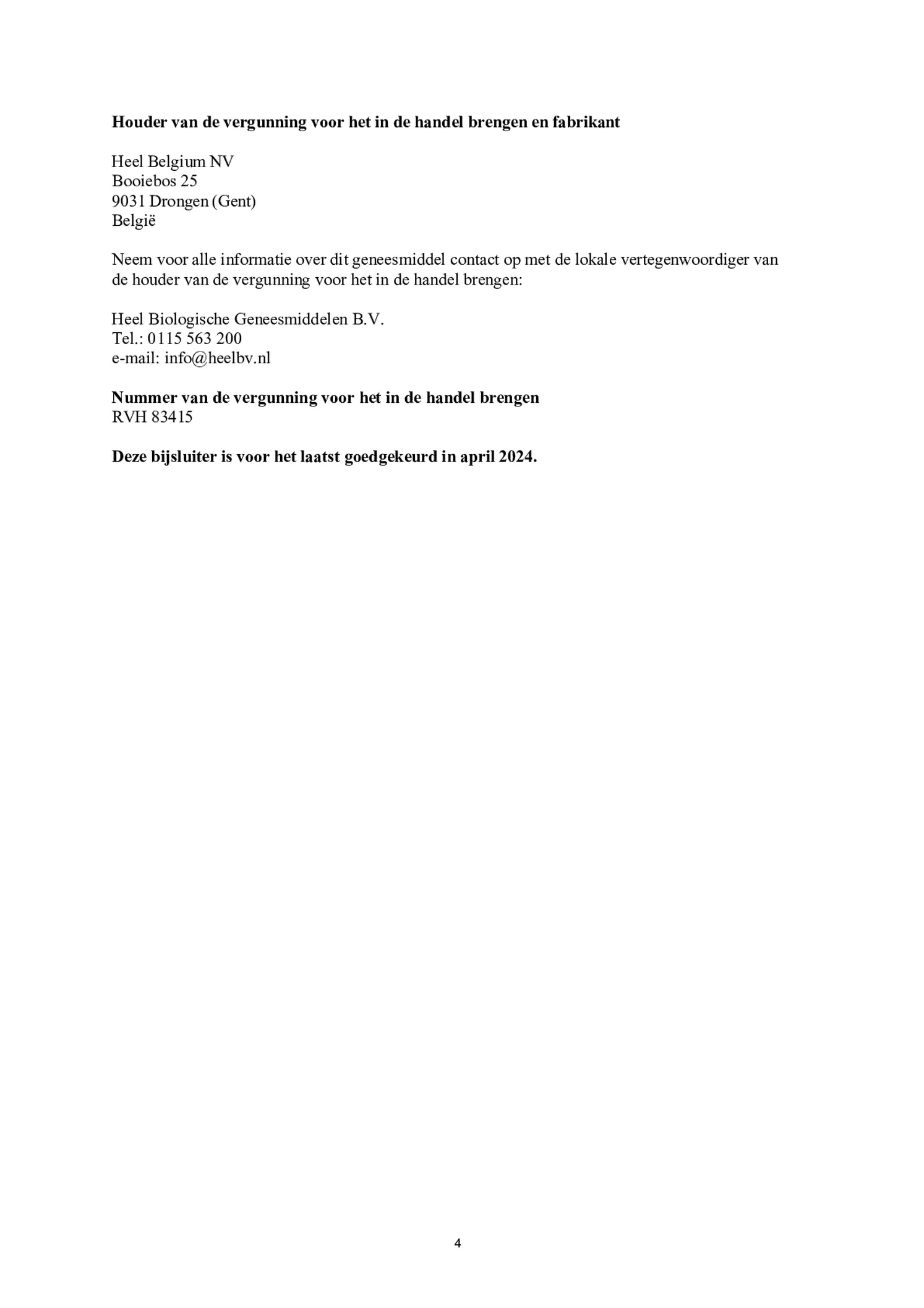 Gelsemium Homaccord afbeelding van document #4, bijsluiter