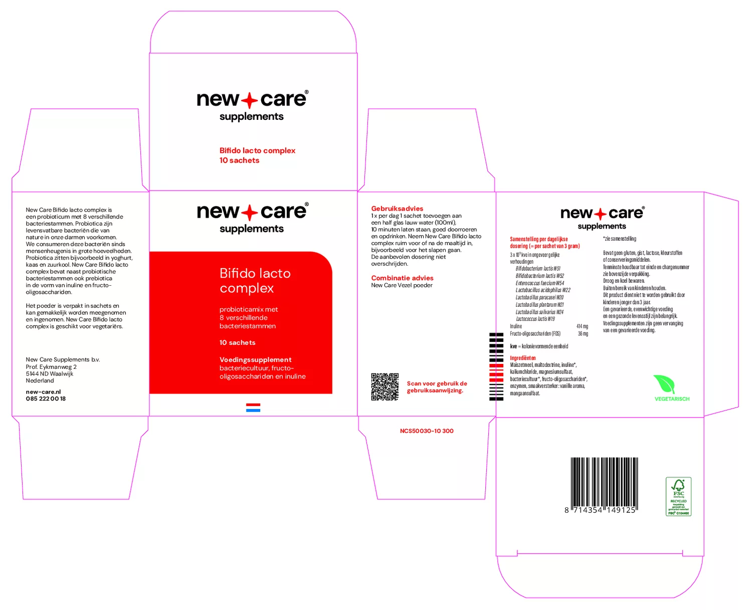 Bifido Lacto Complex Sachets afbeelding van document #1, gebruiksaanwijzing