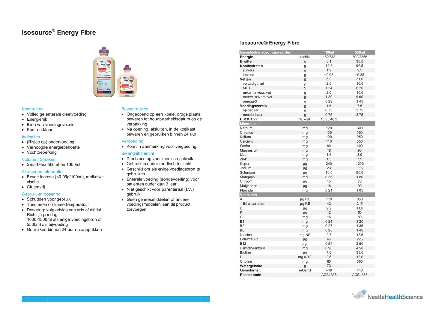 Energy Fibre afbeelding van document #1, informatiefolder