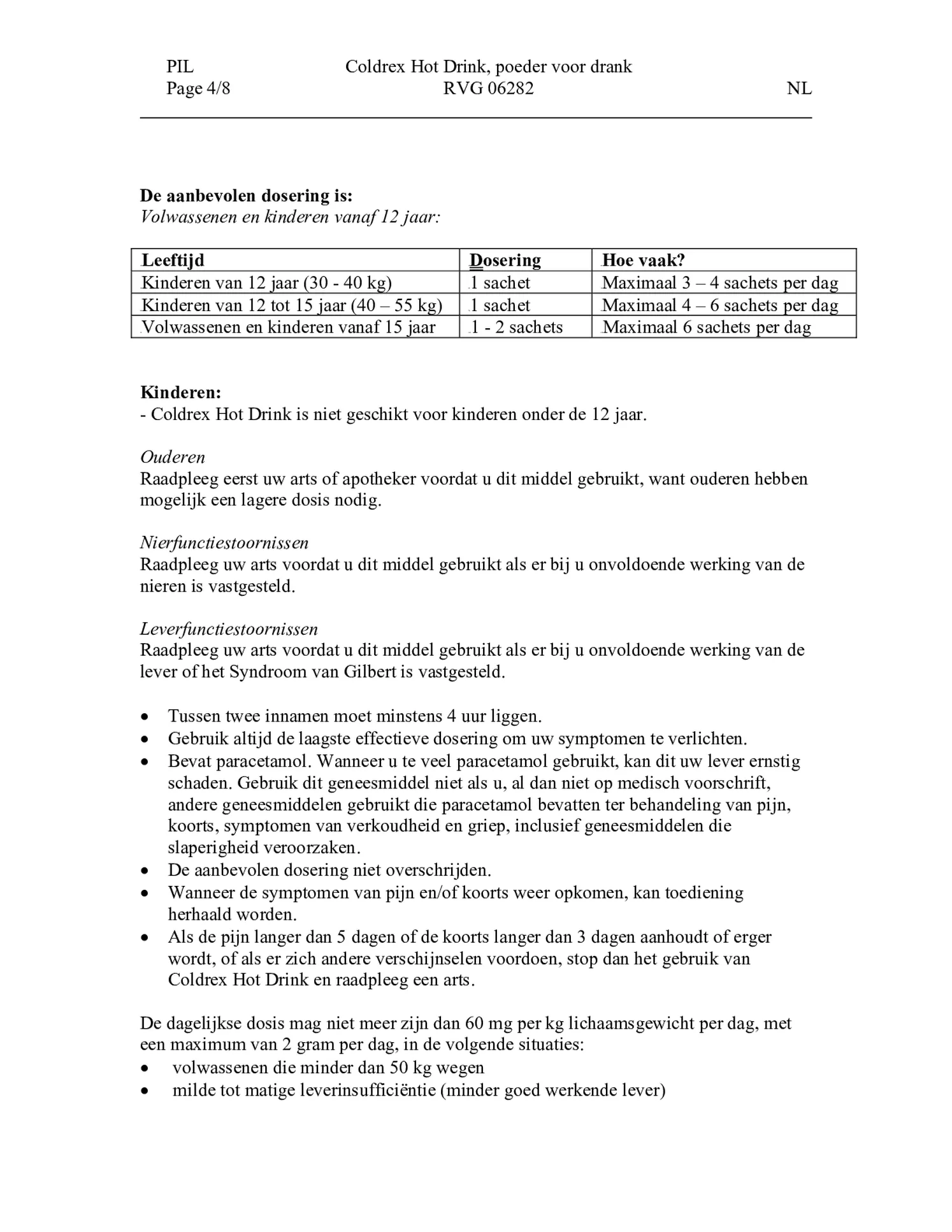 Hot Drink - Bij griep en verkoudheid afbeelding van document #4, bijsluiter