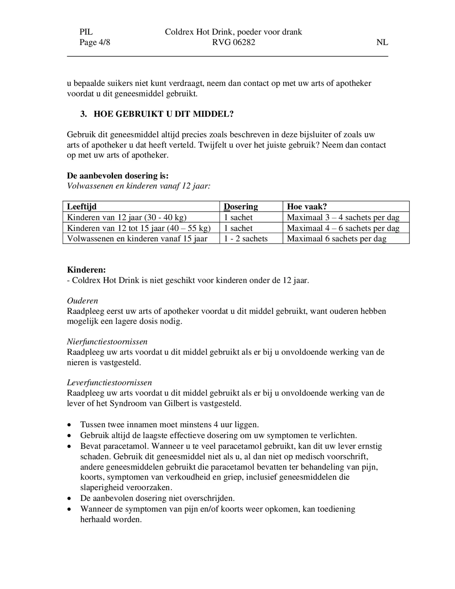 Hot Drink - Bij griep en verkoudheid afbeelding van document #4, bijsluiter
