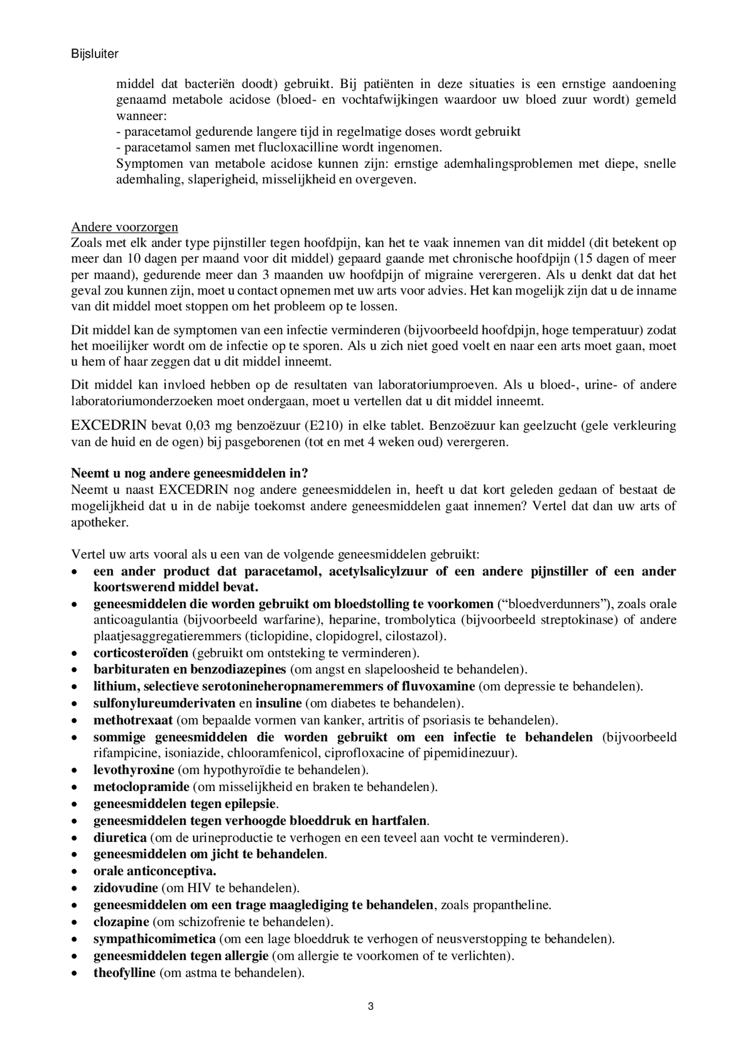 Filmomhulde Tabletten, bij migraine en hoofdpijn afbeelding van document #3, bijsluiter
