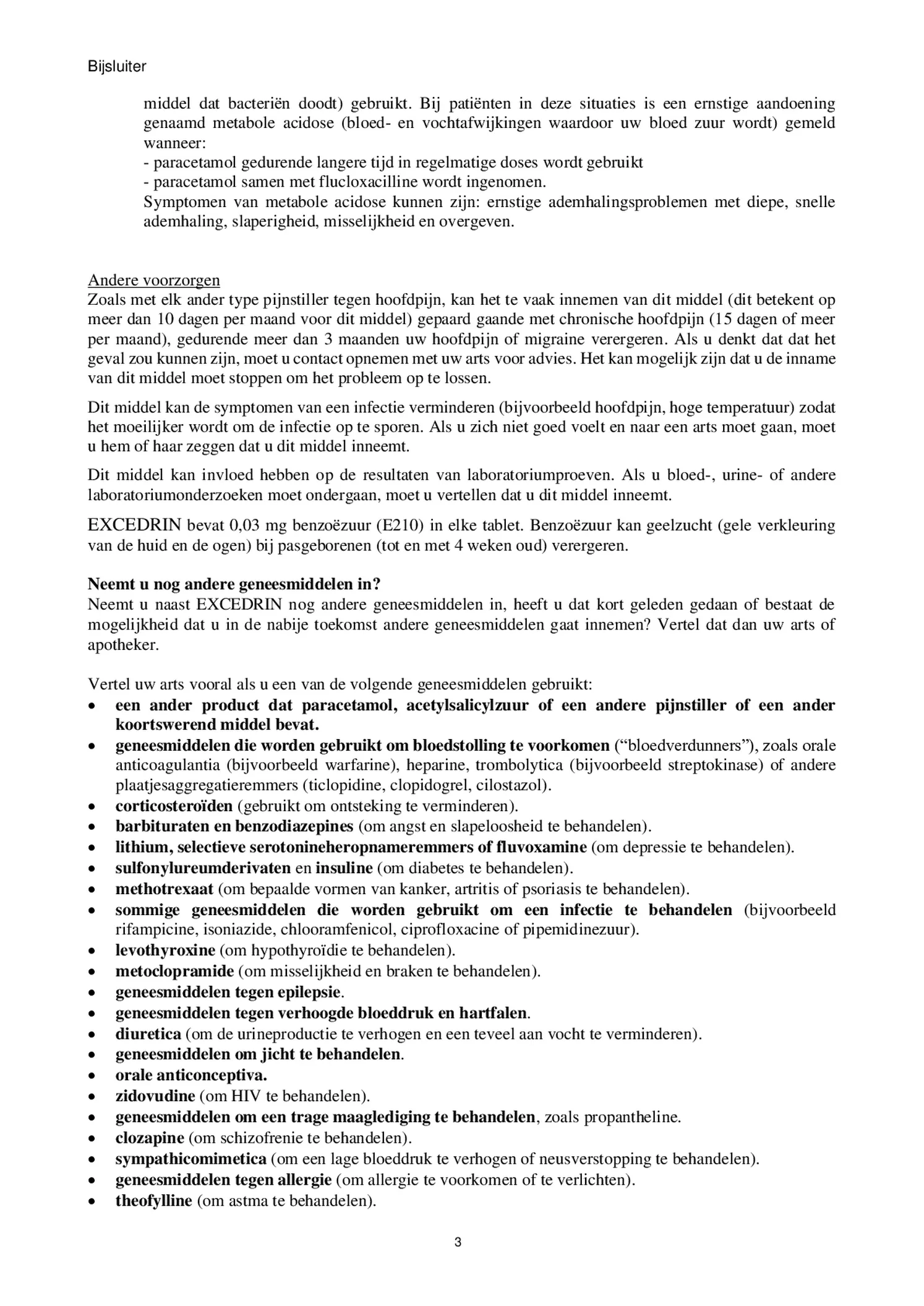 Filmomhulde Tabletten, bij migraine en hoofdpijn afbeelding van document #3, bijsluiter