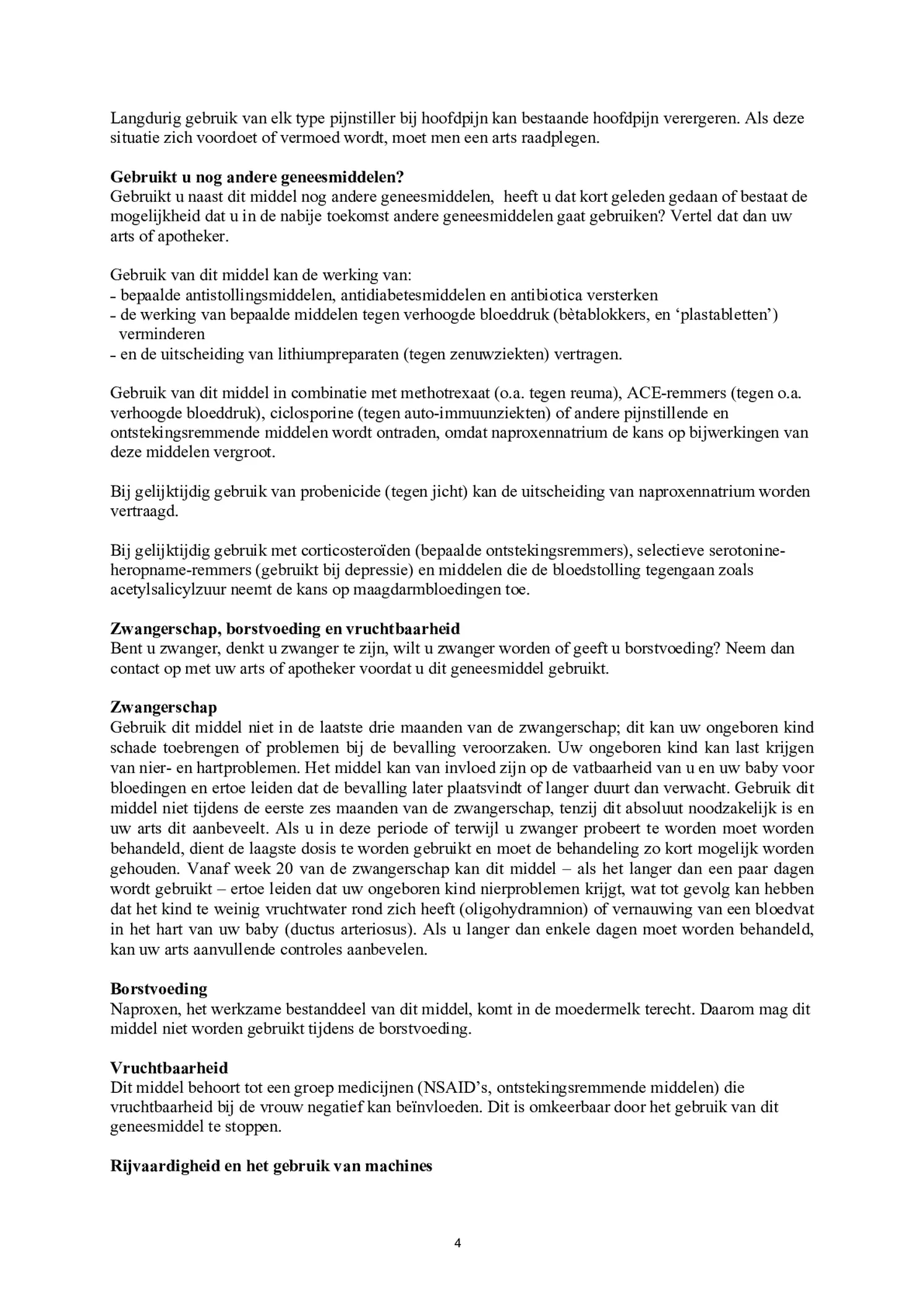 Classic 220mg Tabletten afbeelding van document #4, bijsluiter