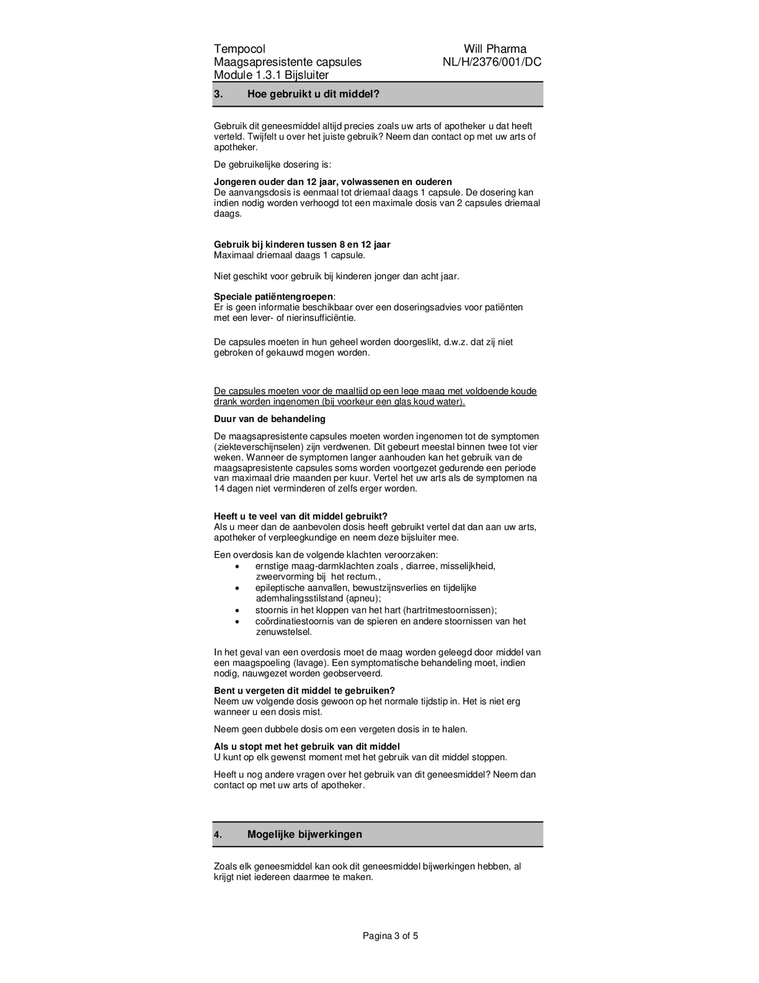Pepermuntolie Capsules afbeelding van document #3, bijsluiter