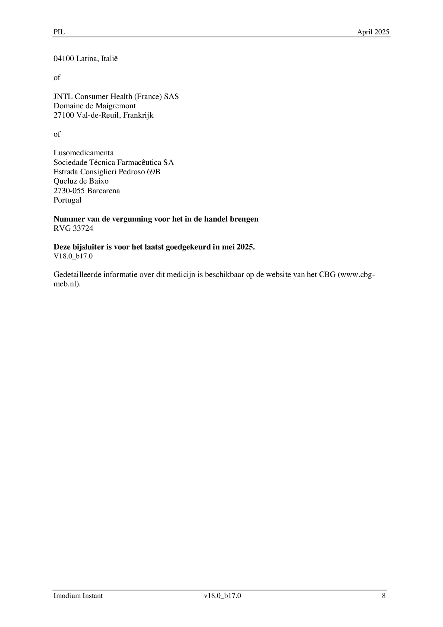 2mg Instant Smelttablet afbeelding van document #8, bijsluiter