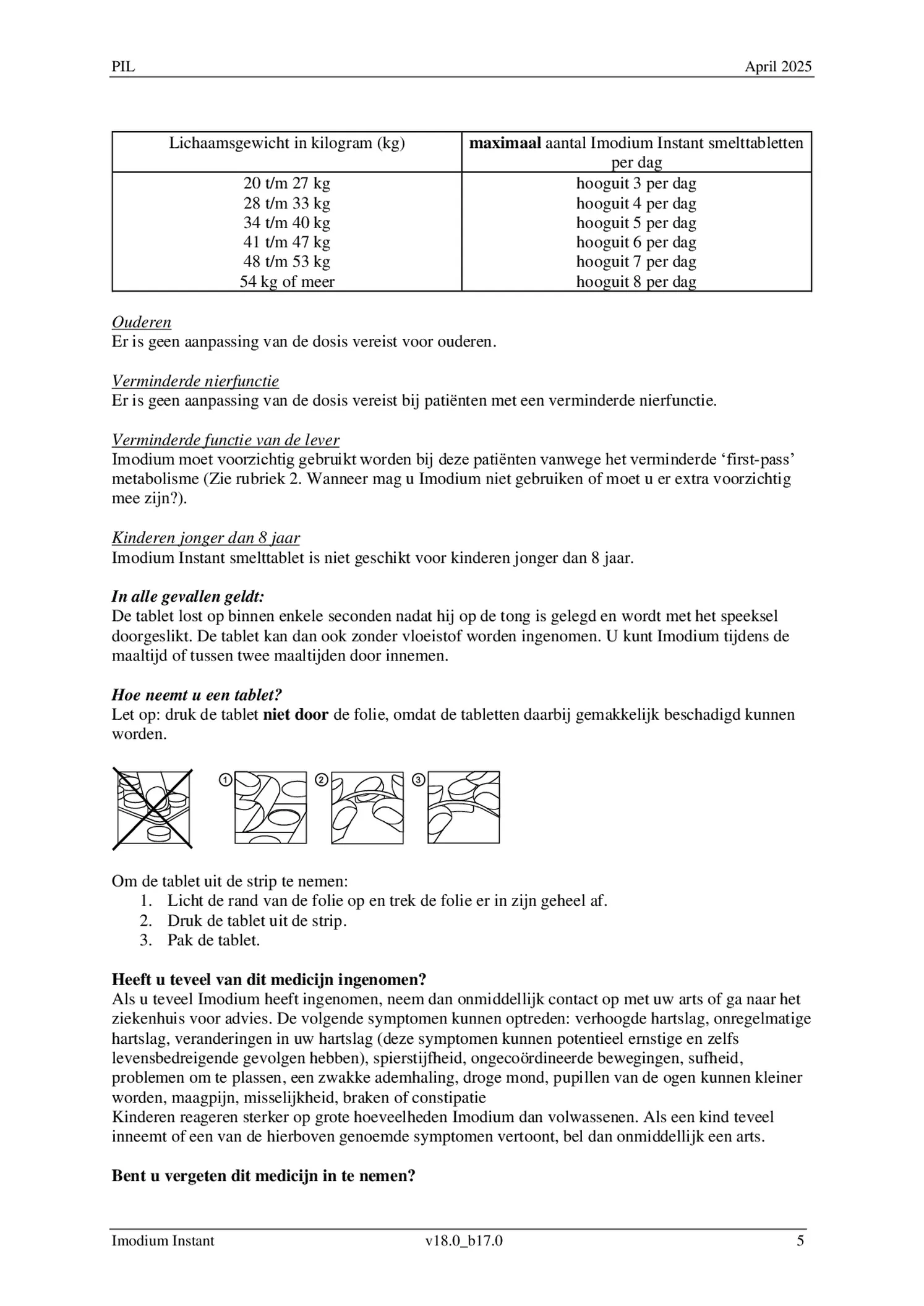 2mg Instant Smelttablet afbeelding van document #5, bijsluiter