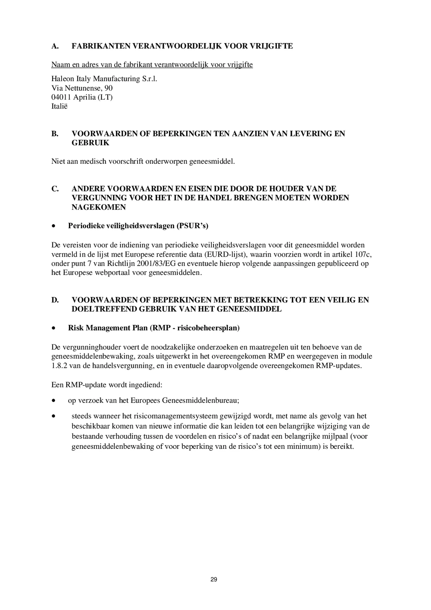 Control Tabletten 20mg Esomeprazo afbeelding van document #29, bijsluiter