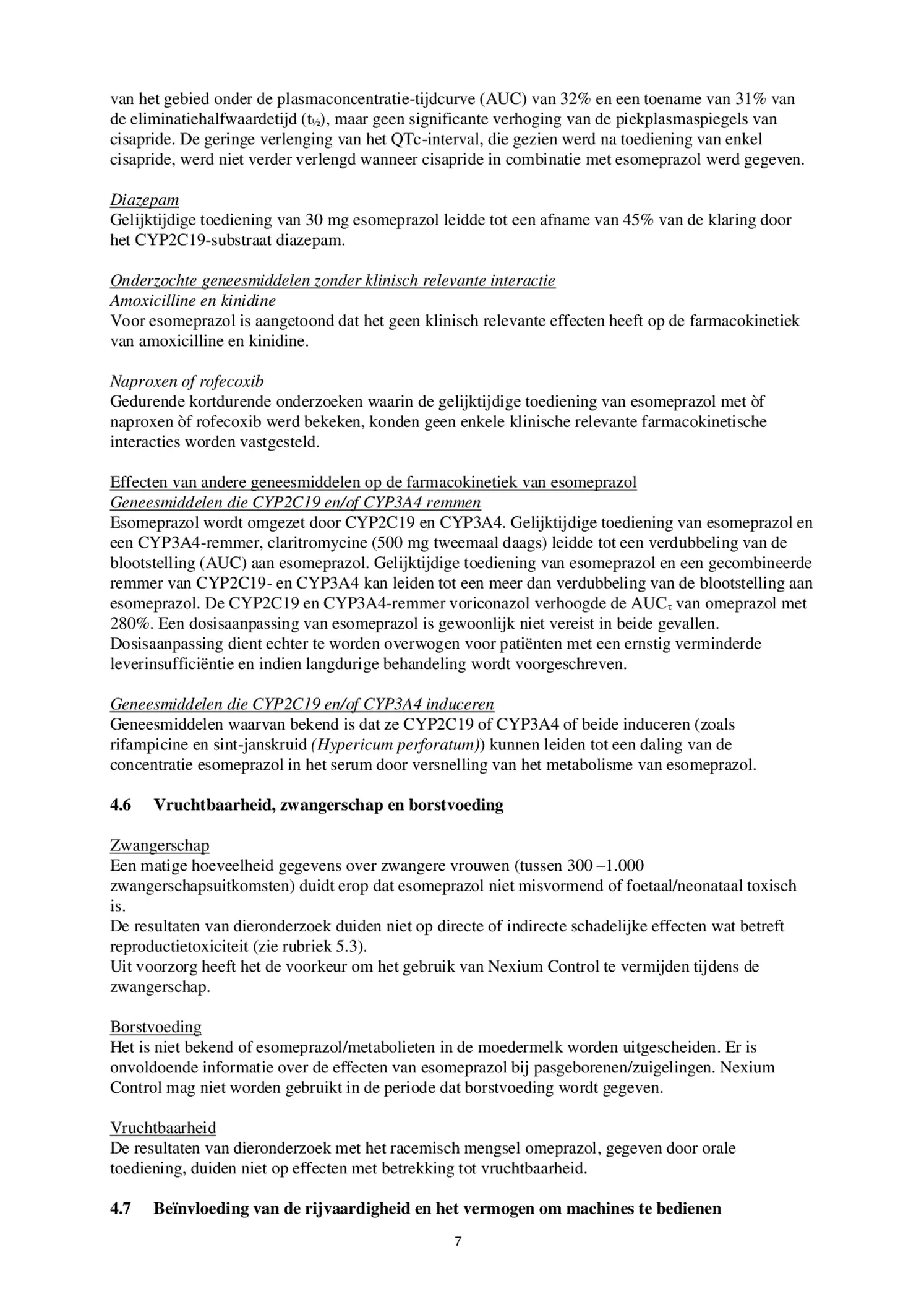 Control Tabletten 20mg Esomeprazo afbeelding van document #7, bijsluiter