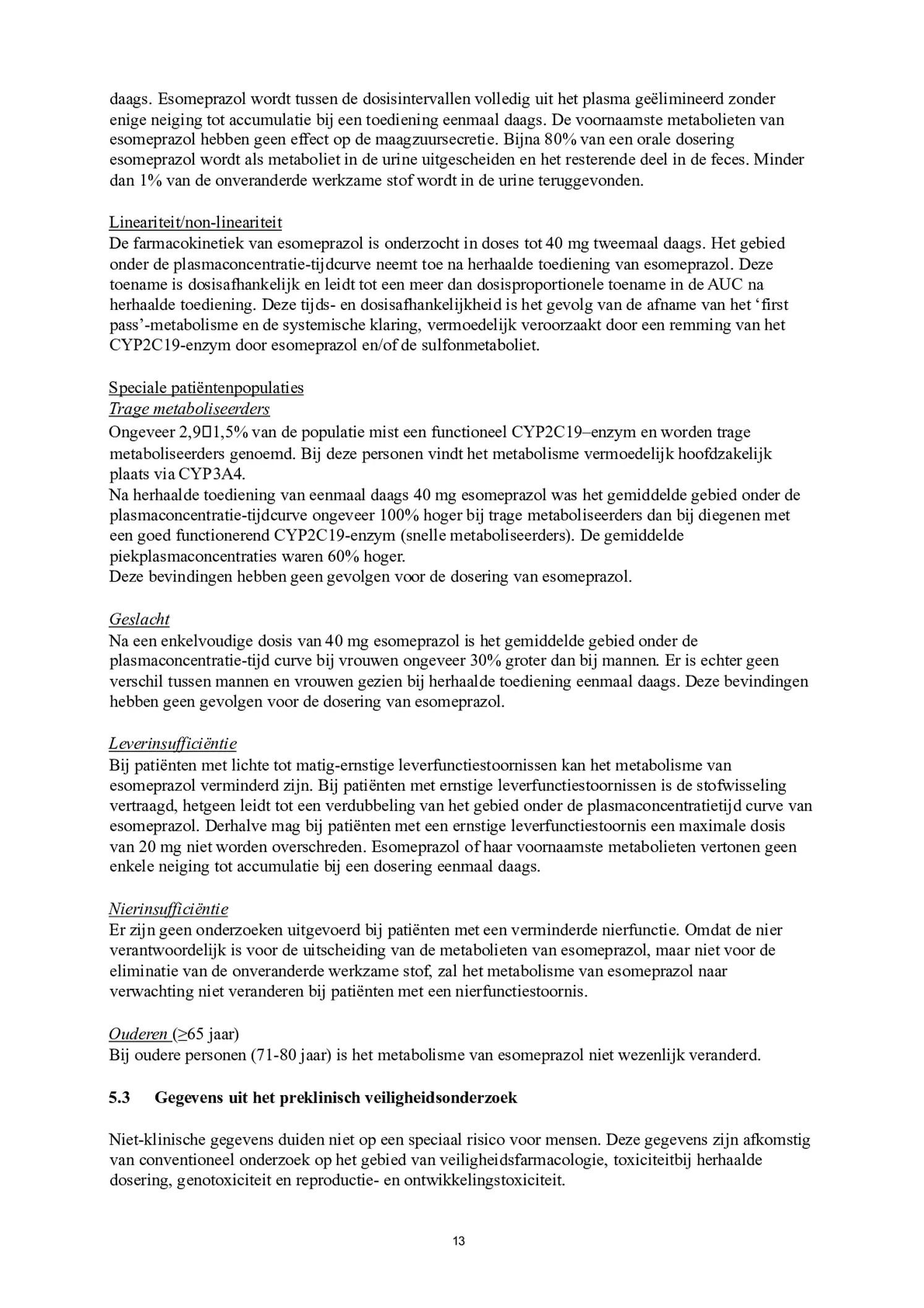 Control Tabletten 20mg Esomeprazo afbeelding van document #13, bijsluiter