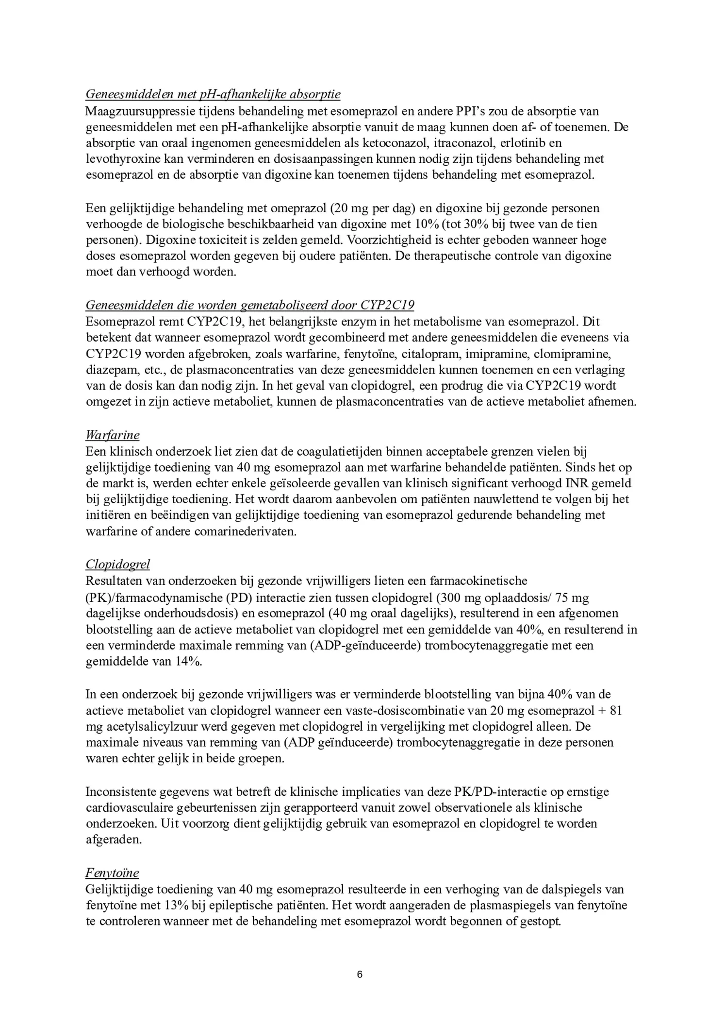 Control Tabletten 20mg Esomeprazo afbeelding van document #6, bijsluiter